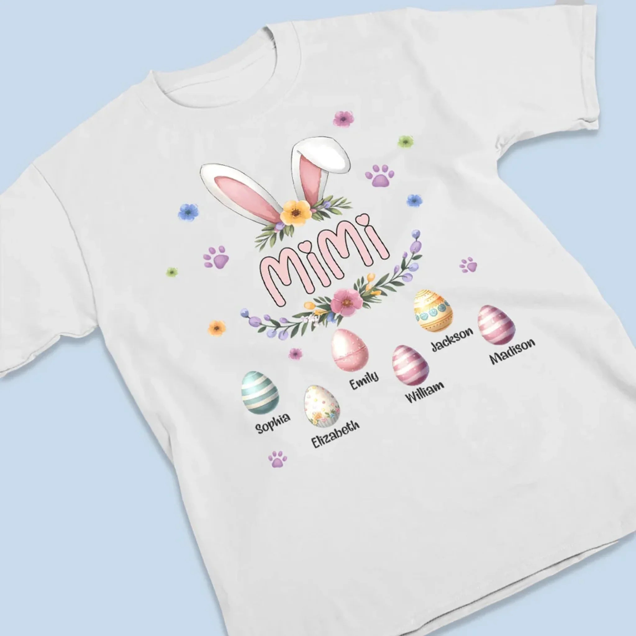 Mimi’s Easter Crew - Family Personalized Custom Unisex T-shirt, Premium T-shirt, Hoodie - Easter Gift For Mom, Grandma