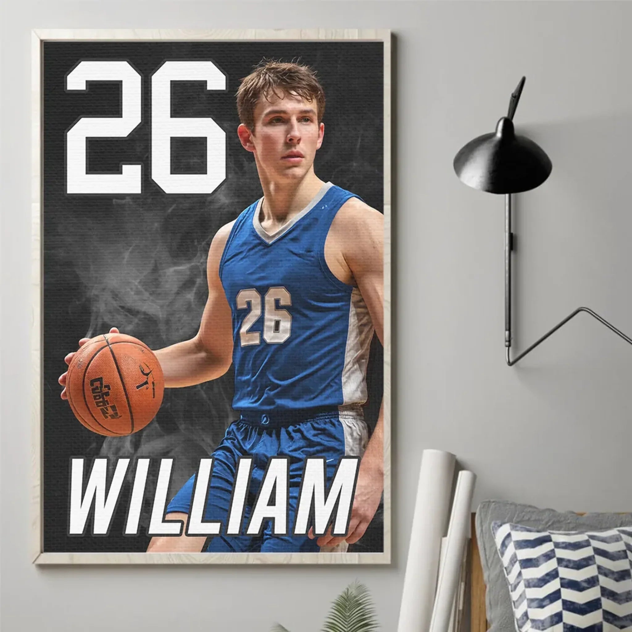 Custom Photo Believe In Your Own Hustle - Personalized Custom Vertical Poster - Gift For Sport Lovers, Sport Players