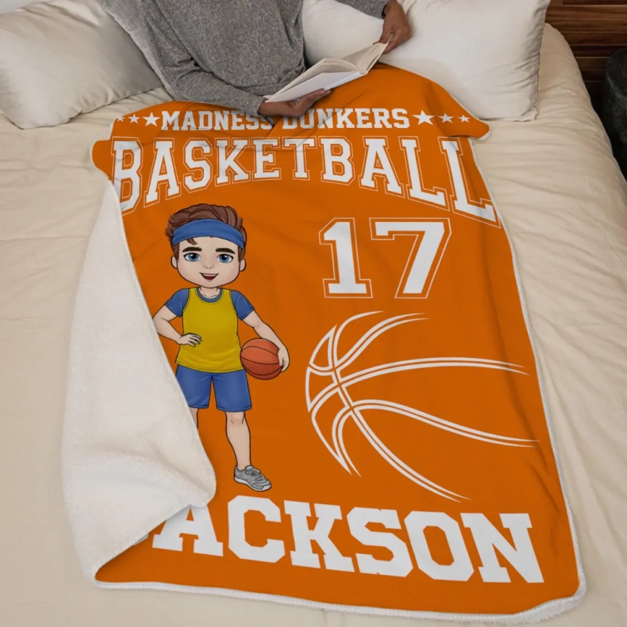 Dream Big, Play Hard - Personalized Custom Blanket - Gift For Sport Lovers, Sport Players