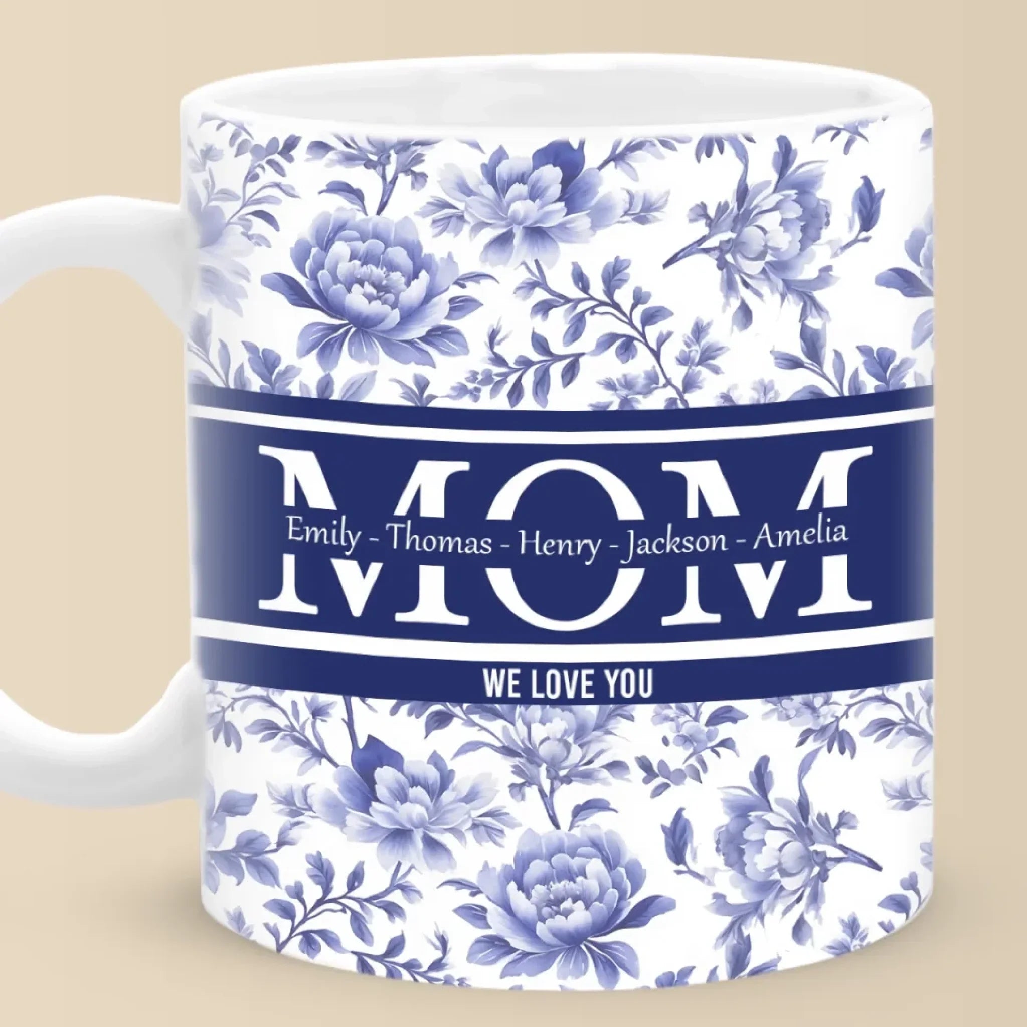 Forever Our Mom, Forever Our Love - Family Personalized Custom Mug - Mother's Day, Gift For Mom, Grandma
