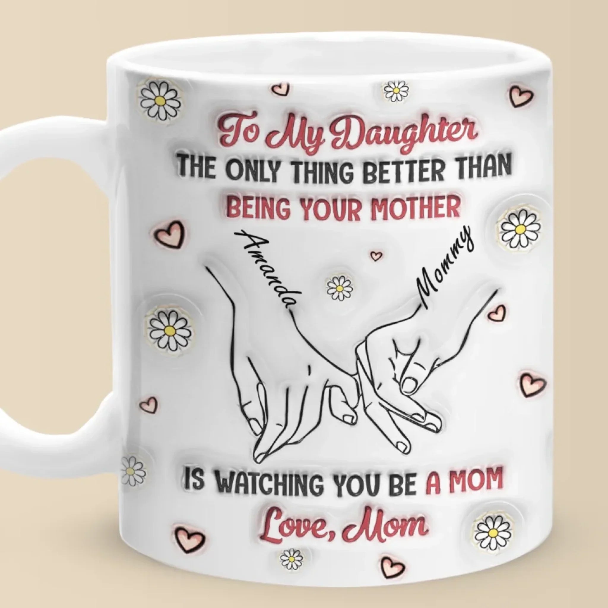 Your Love Is My Guide - Family Personalized Custom 3D Inflated Effect Printed Mug - Mother's Day, Gift For Mom, Grandma
