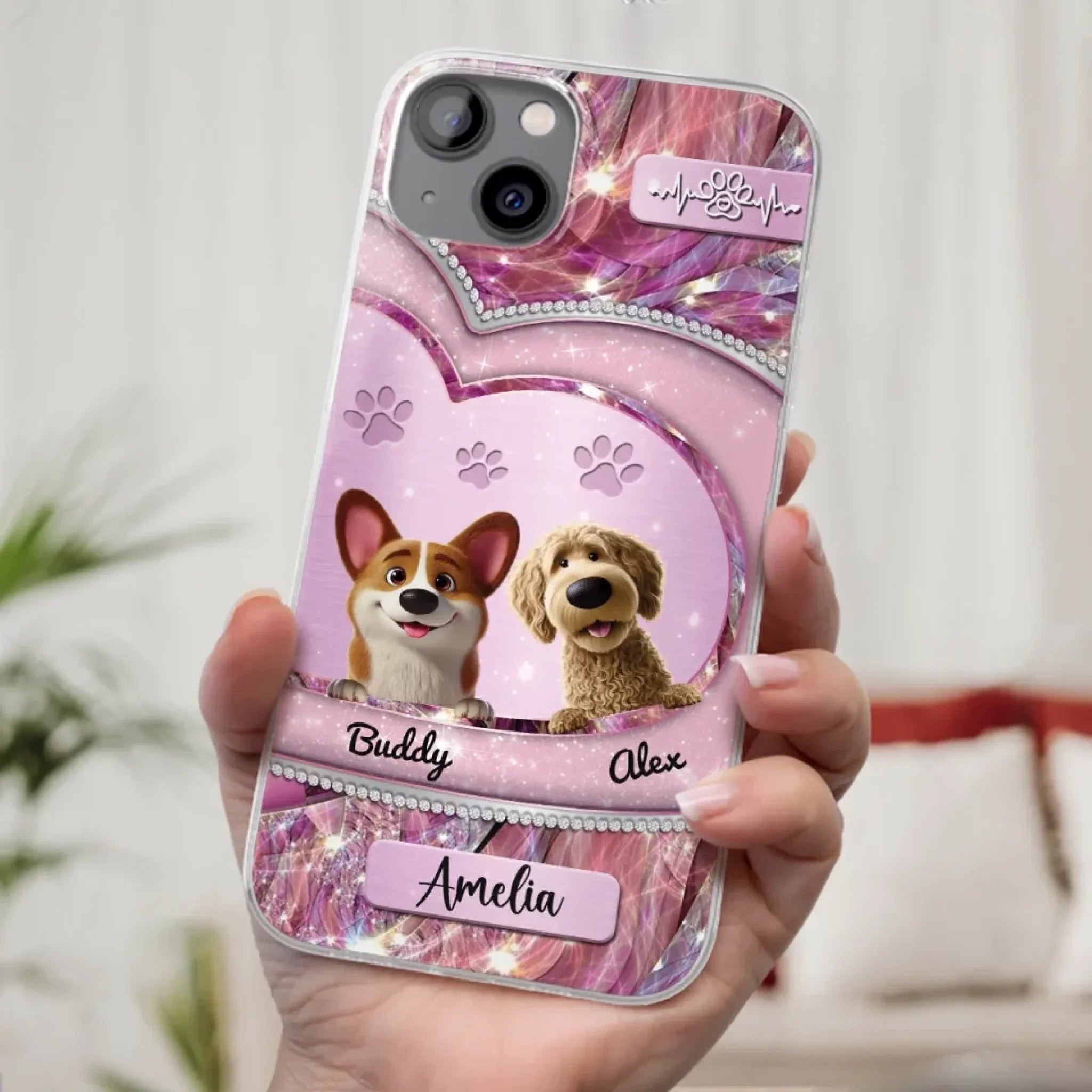 Life Is Better With A Dog - Dog Personalized Custom Clear Phone Case - Gift For Pet Owners, Pet Lovers