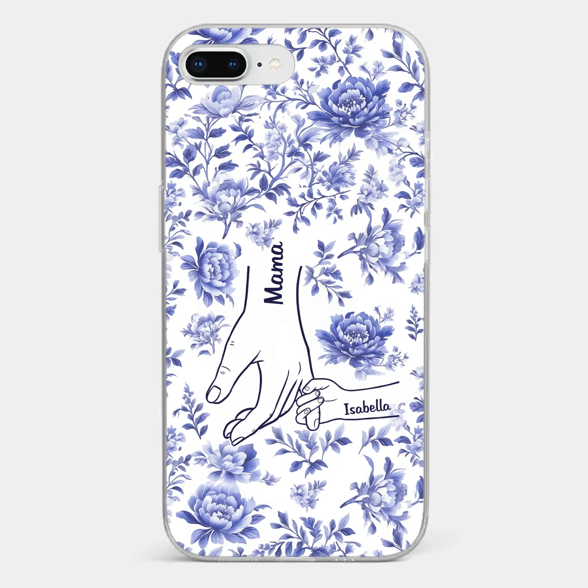 Love Grows In Every Moment - Family Personalized Custom Clear Phone Case - Mother's Day, Gift For Mom, Grandma