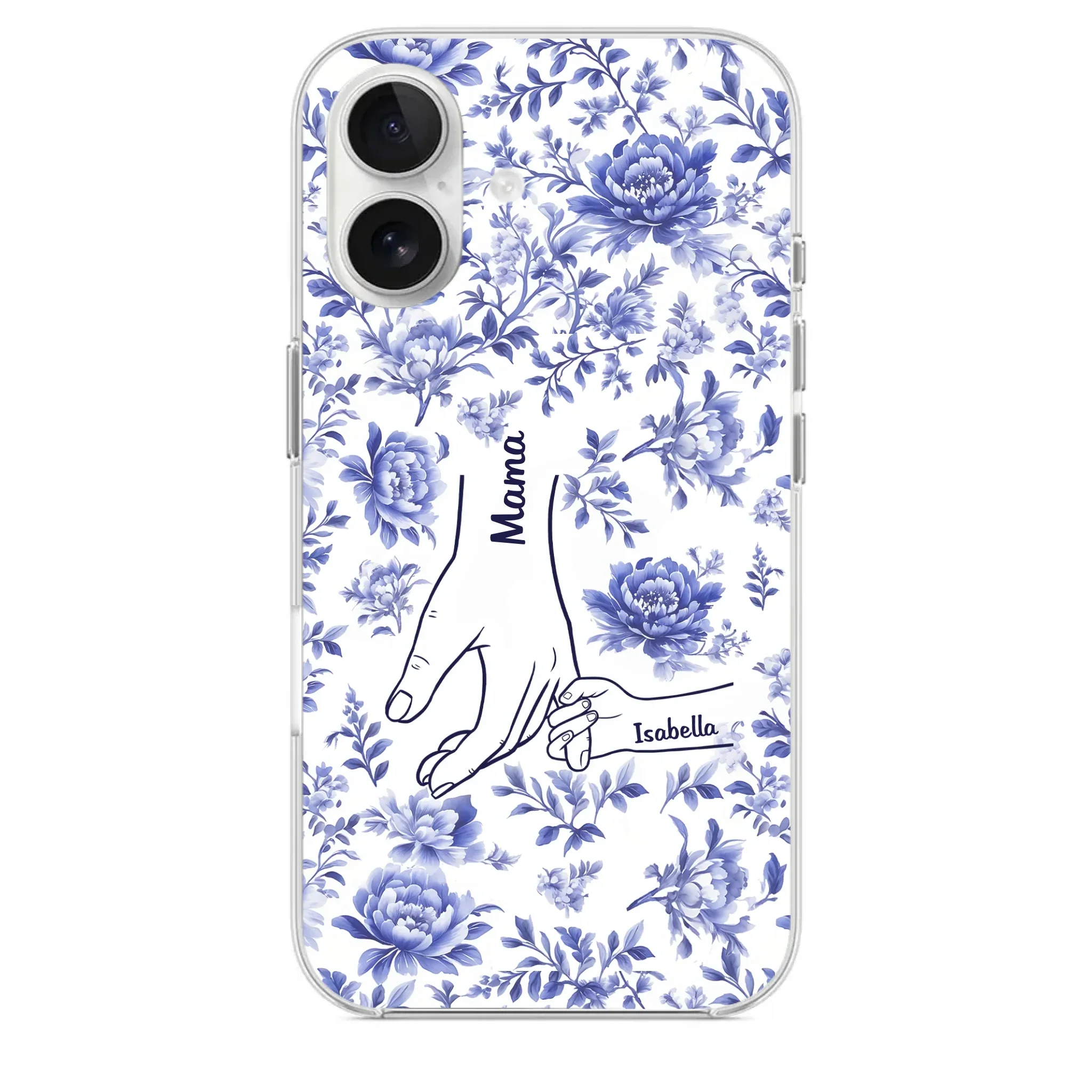 Love Grows In Every Moment - Family Personalized Custom Clear Phone Case - Mother's Day, Gift For Mom, Grandma
