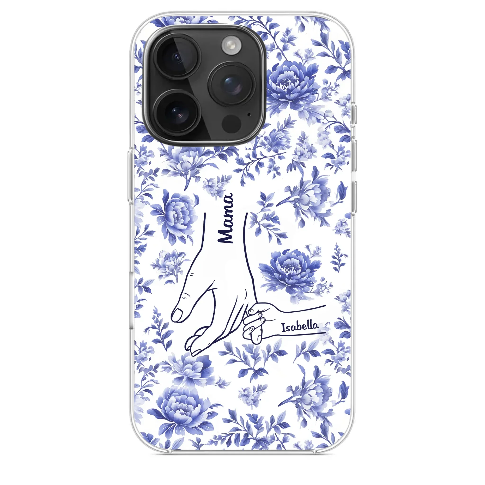 Love Grows In Every Moment - Family Personalized Custom Clear Phone Case - Mother's Day, Gift For Mom, Grandma