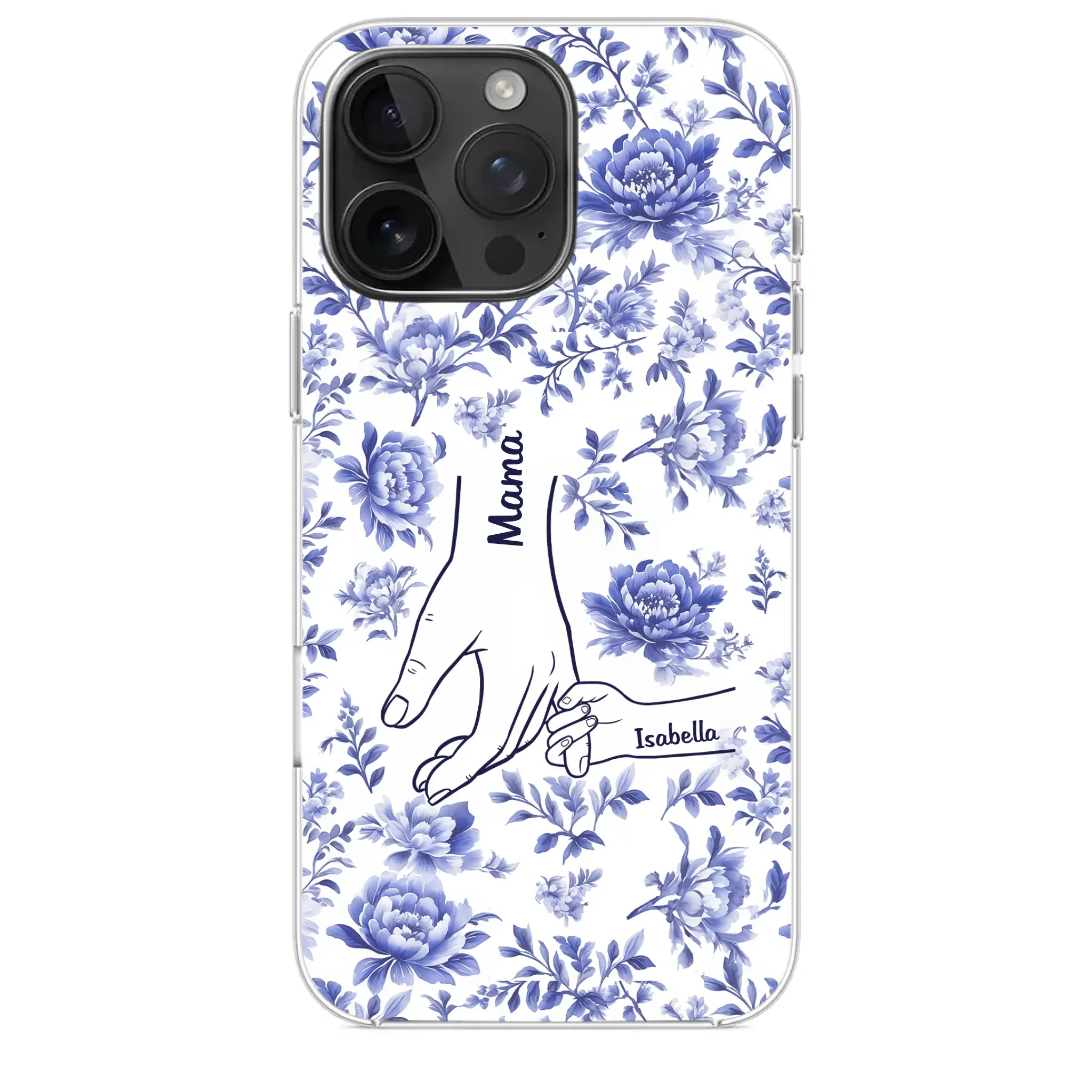 Love Grows In Every Moment - Family Personalized Custom Clear Phone Case - Mother's Day, Gift For Mom, Grandma