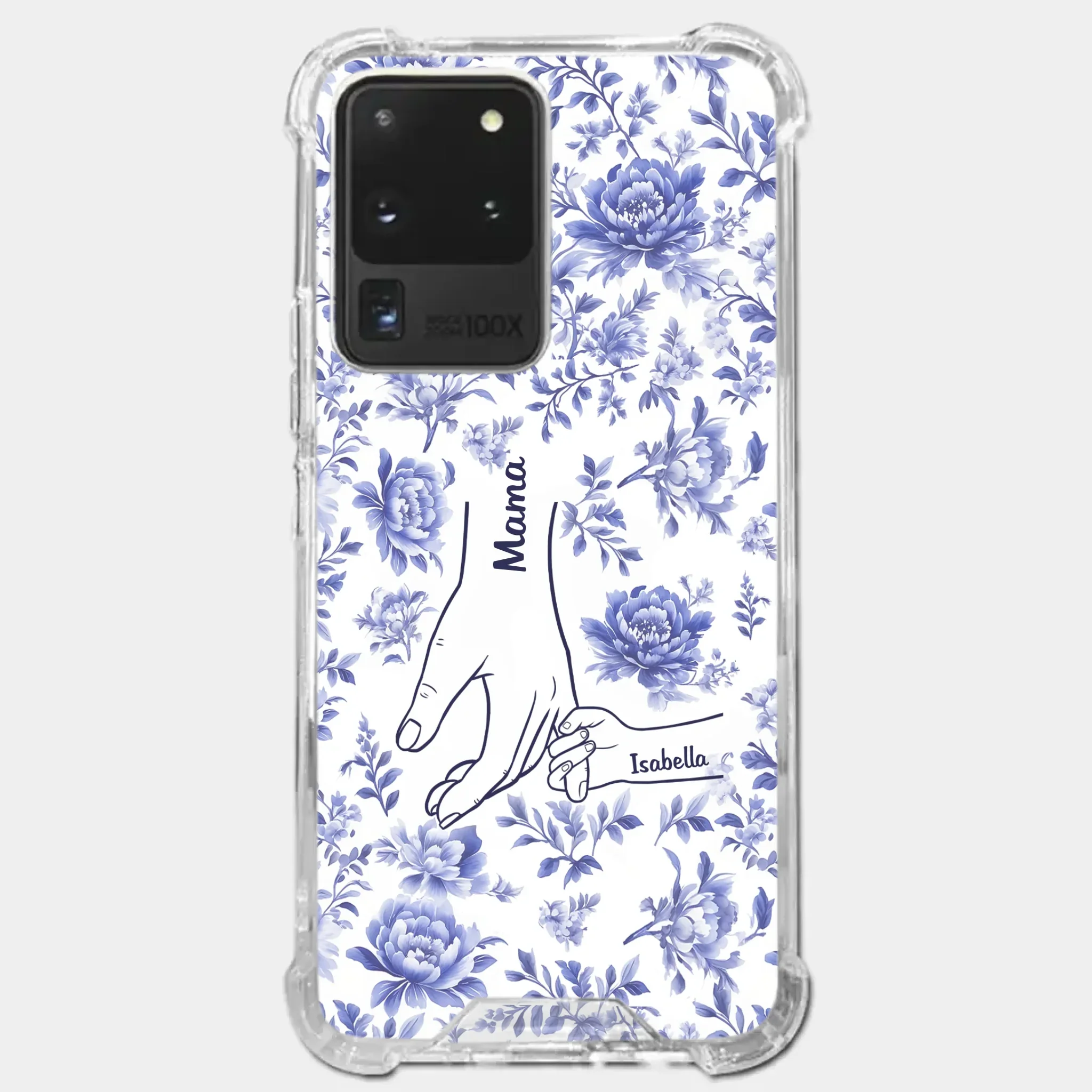 Love Grows In Every Moment - Family Personalized Custom Clear Phone Case - Mother's Day, Gift For Mom, Grandma