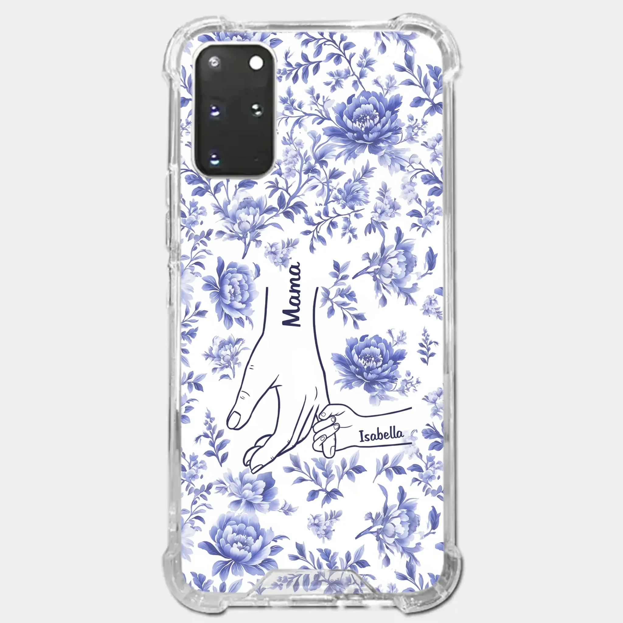 Love Grows In Every Moment - Family Personalized Custom Clear Phone Case - Mother's Day, Gift For Mom, Grandma