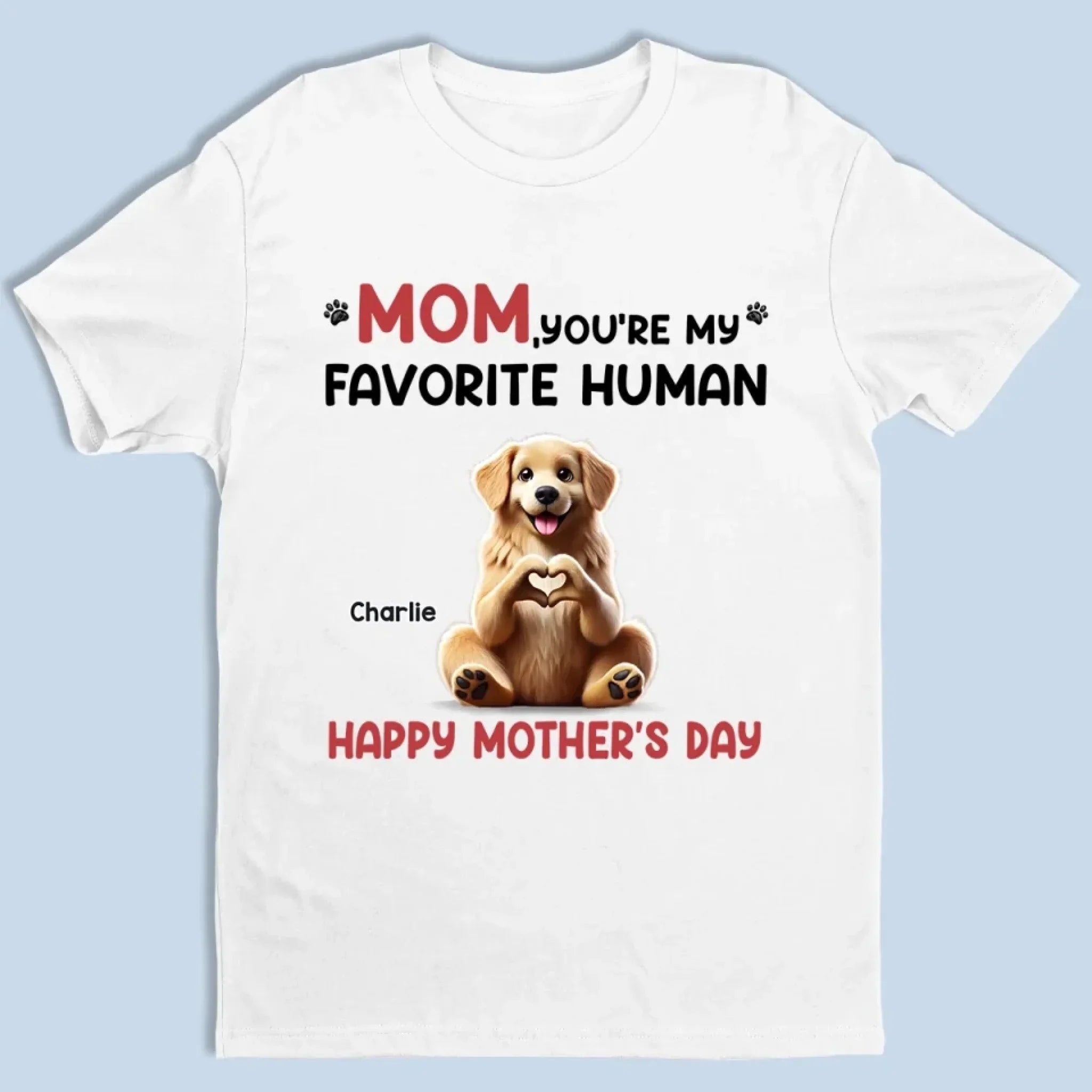 A Dog’s Love For Mom Is Unmatched - Dog Personalized Custom Unisex T-shirt, Premium T-shirt, Hoodie - Mother's Day, Gift For Pet Owners, Pet Lovers