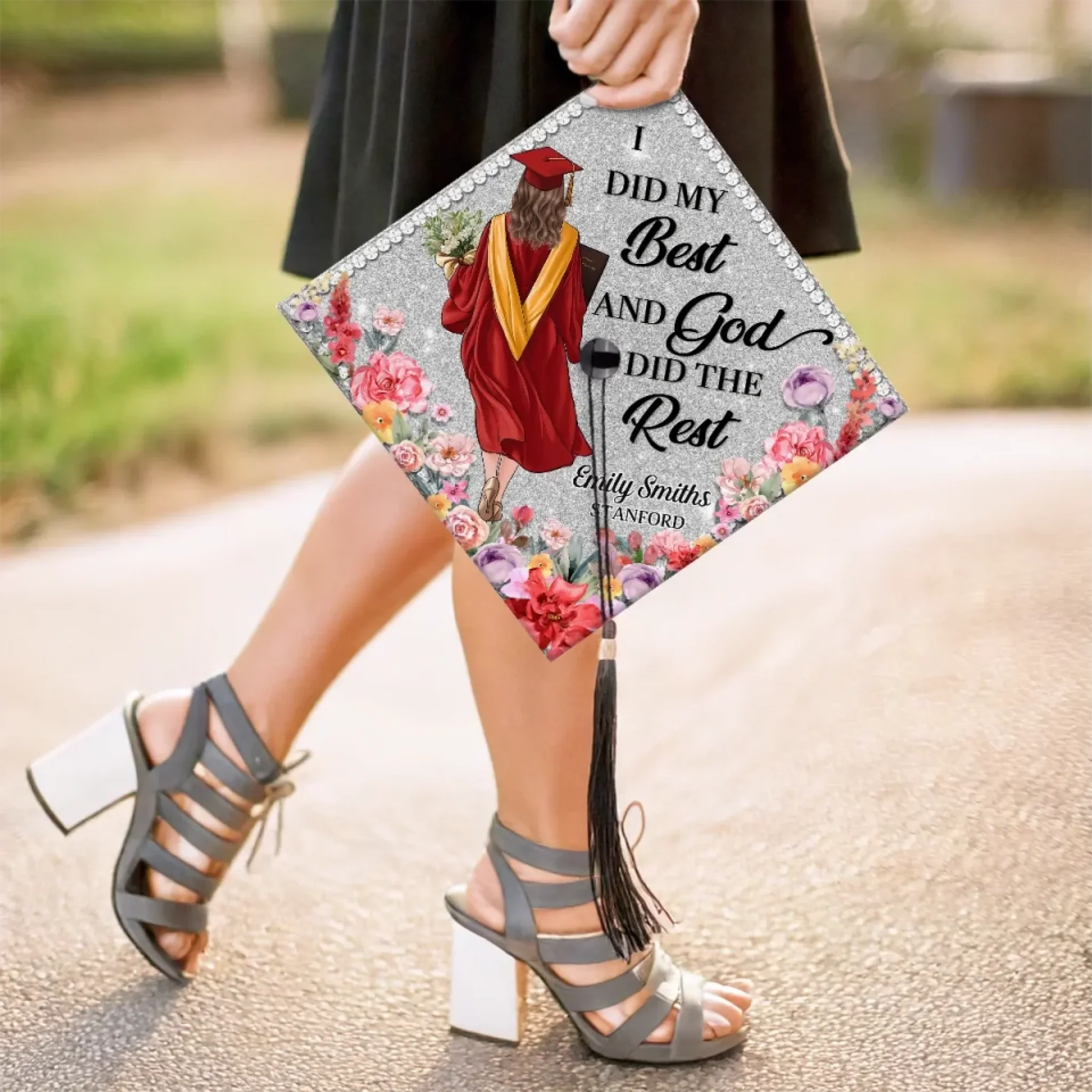 New Chapter New Dreams - Family Personalized Custom Graduation Cap - Graduation Gift For Family Members, Siblings, Brothers, Sisters