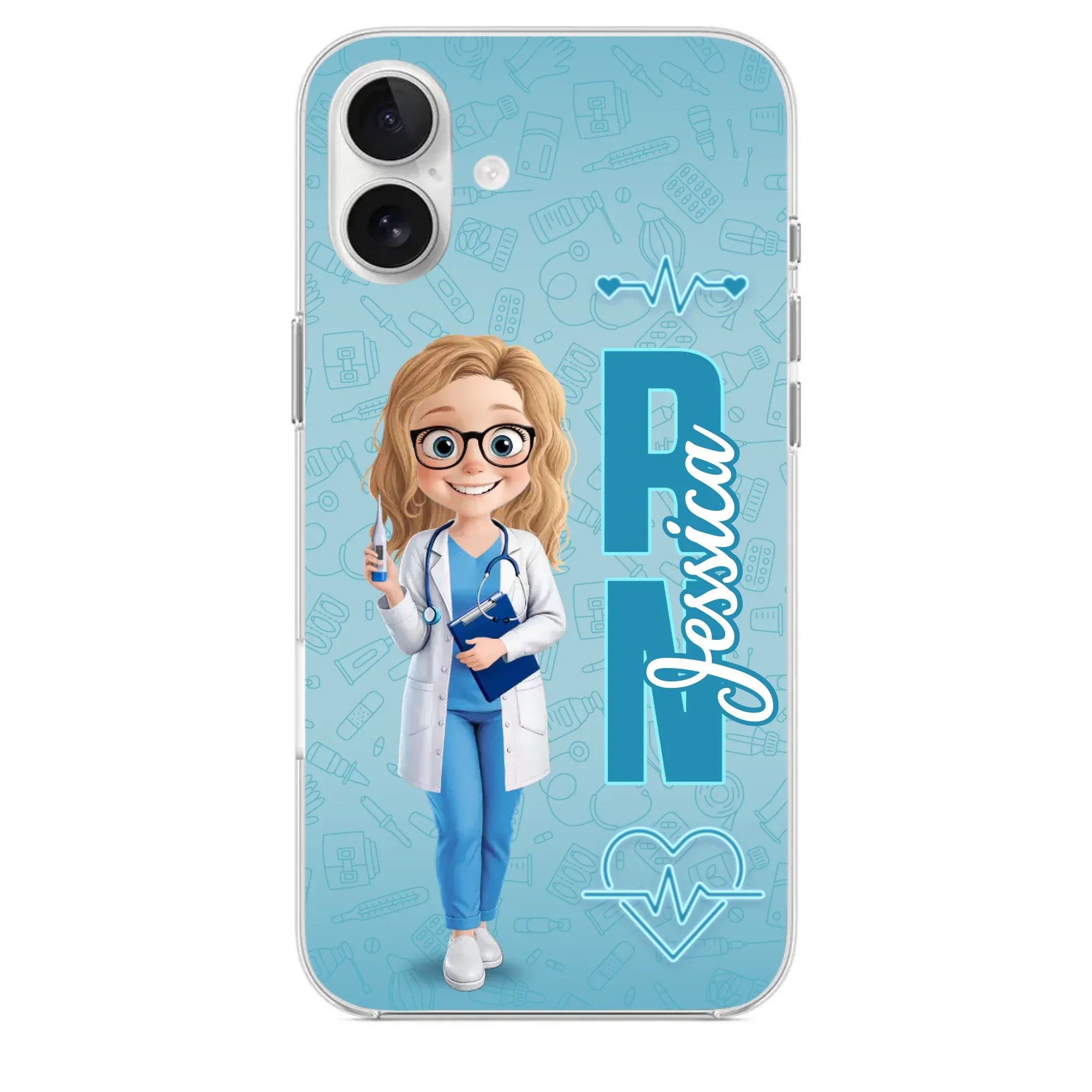 Not Just A Job, It's A Mission - Nurse Personalized Custom Clear Phone Case - Appreciation, Thank You Gift, Nurse Life, Doctor Life