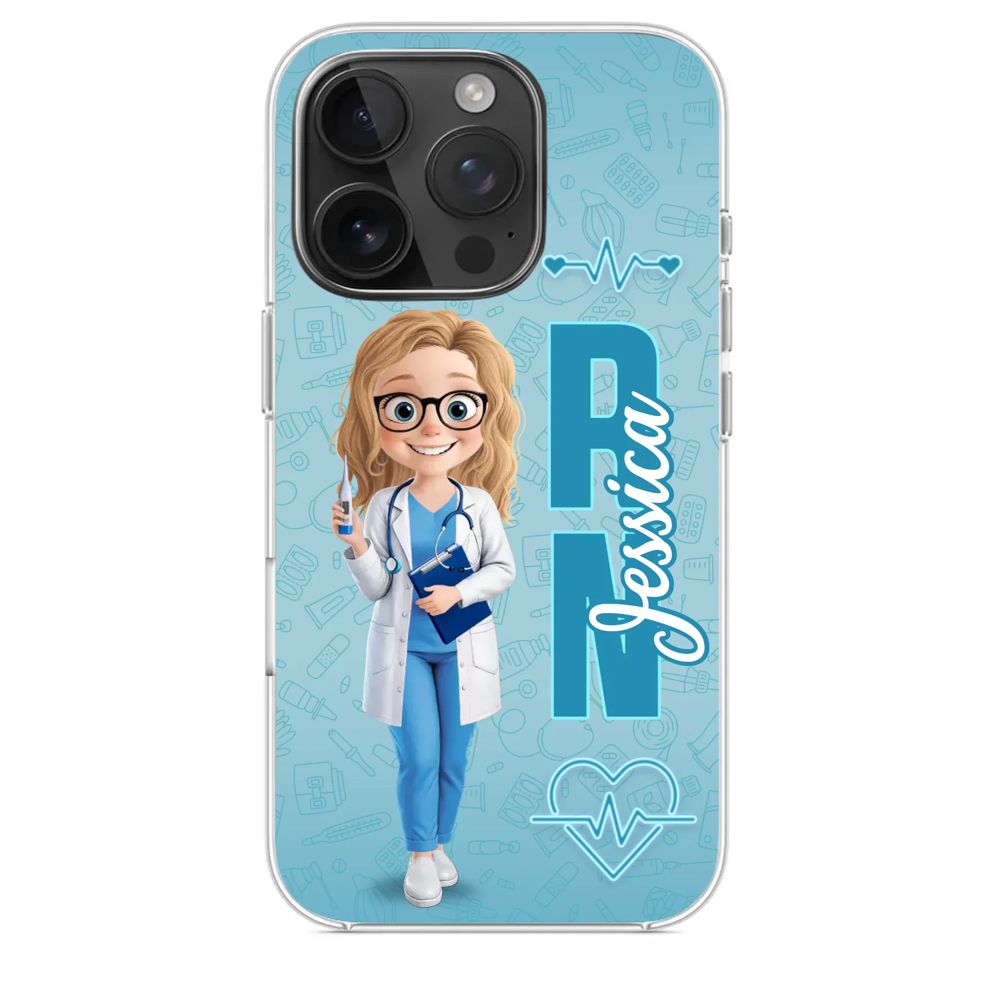 Not Just A Job, It's A Mission - Nurse Personalized Custom Clear Phone Case - Appreciation, Thank You Gift, Nurse Life, Doctor Life