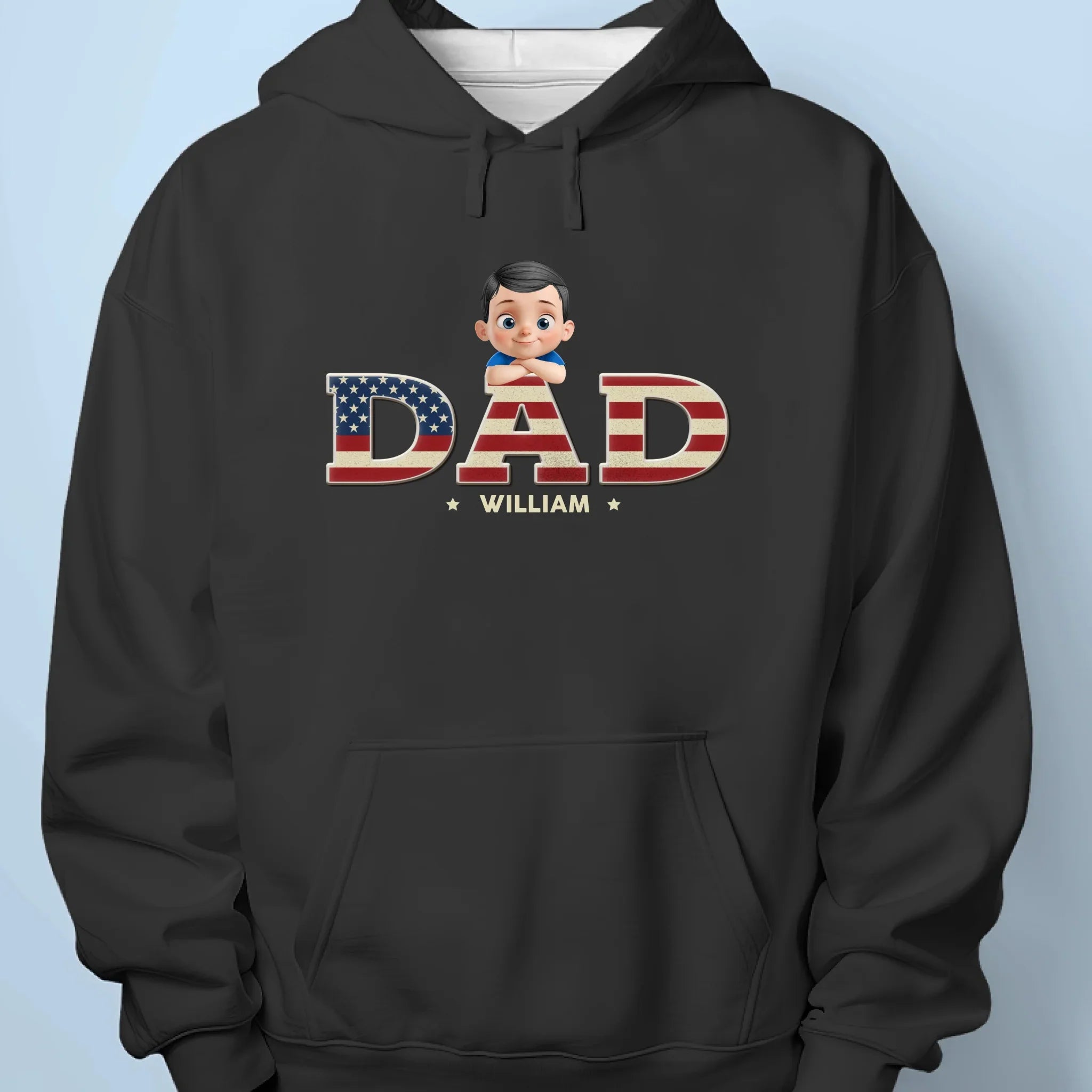 Deerly Loved By The Whole Gang - Family Personalized Custom Unisex T-shirt, Premium T-shirt, Hoodie - Father's Day, Gift For Dad