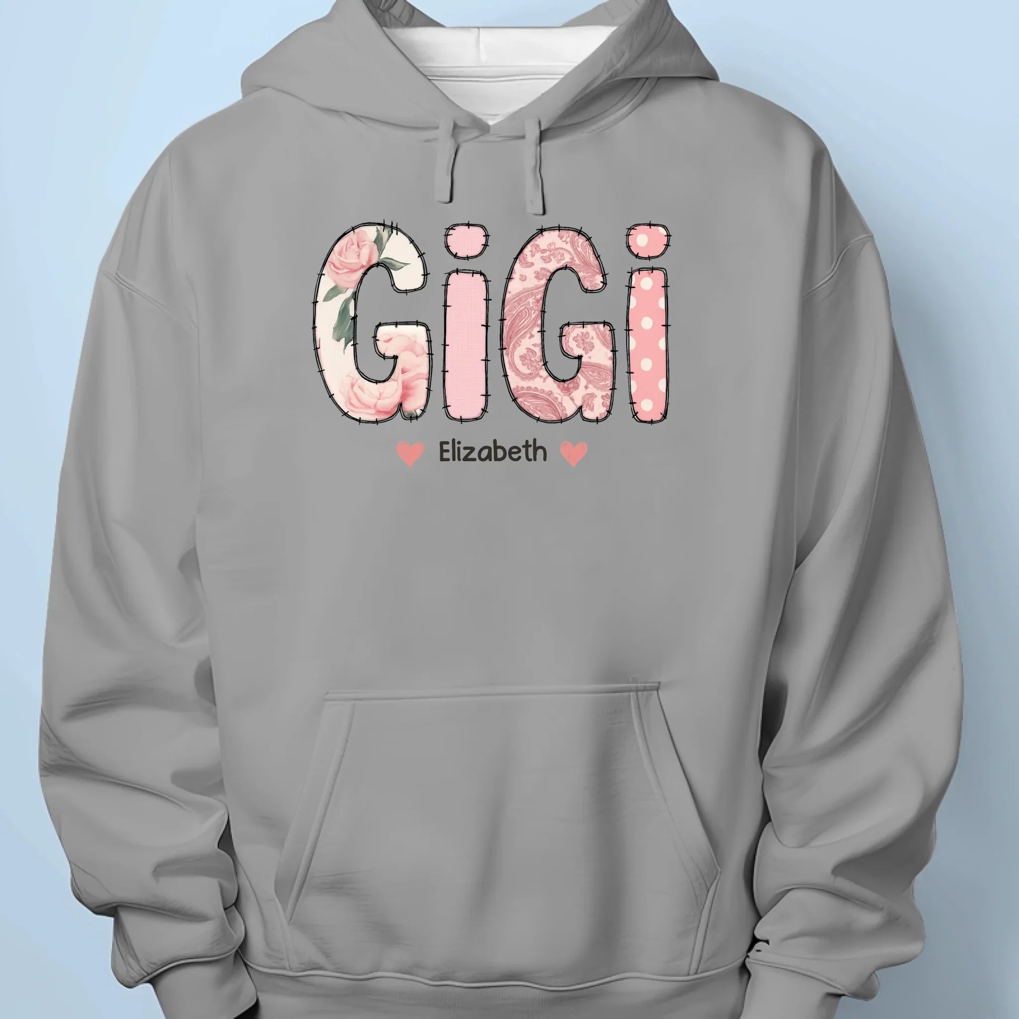 Made With Love And Grandkids - Family Personalized Custom Unisex T-shirt, Premium T-shirt, Hoodie - Mother's Day, Gift For Mom, Grandma