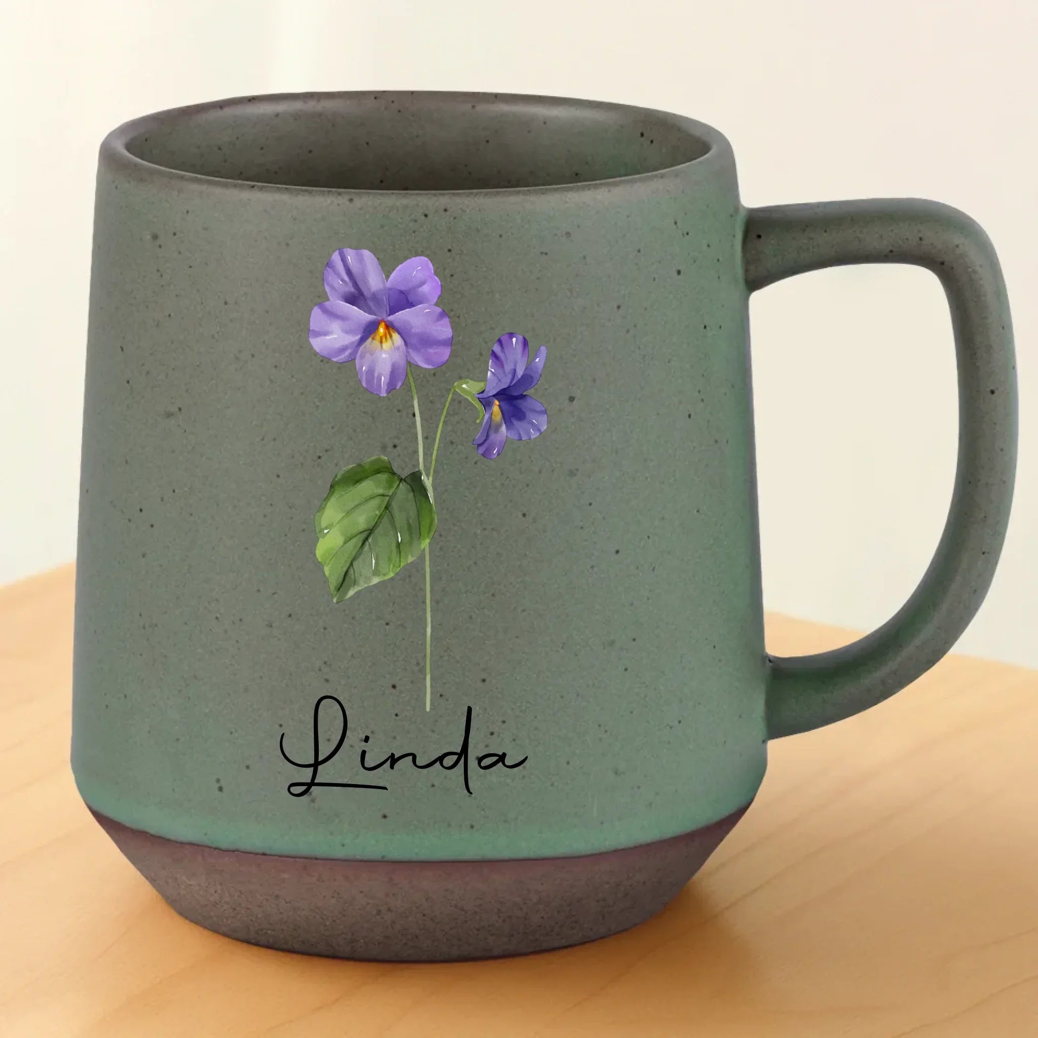 Bloom Where You Are Loved - Family Personalized Custom Printed Stoneware 12oz Mug - Gift For Yourself, Best Friends, Siblings, Family Members