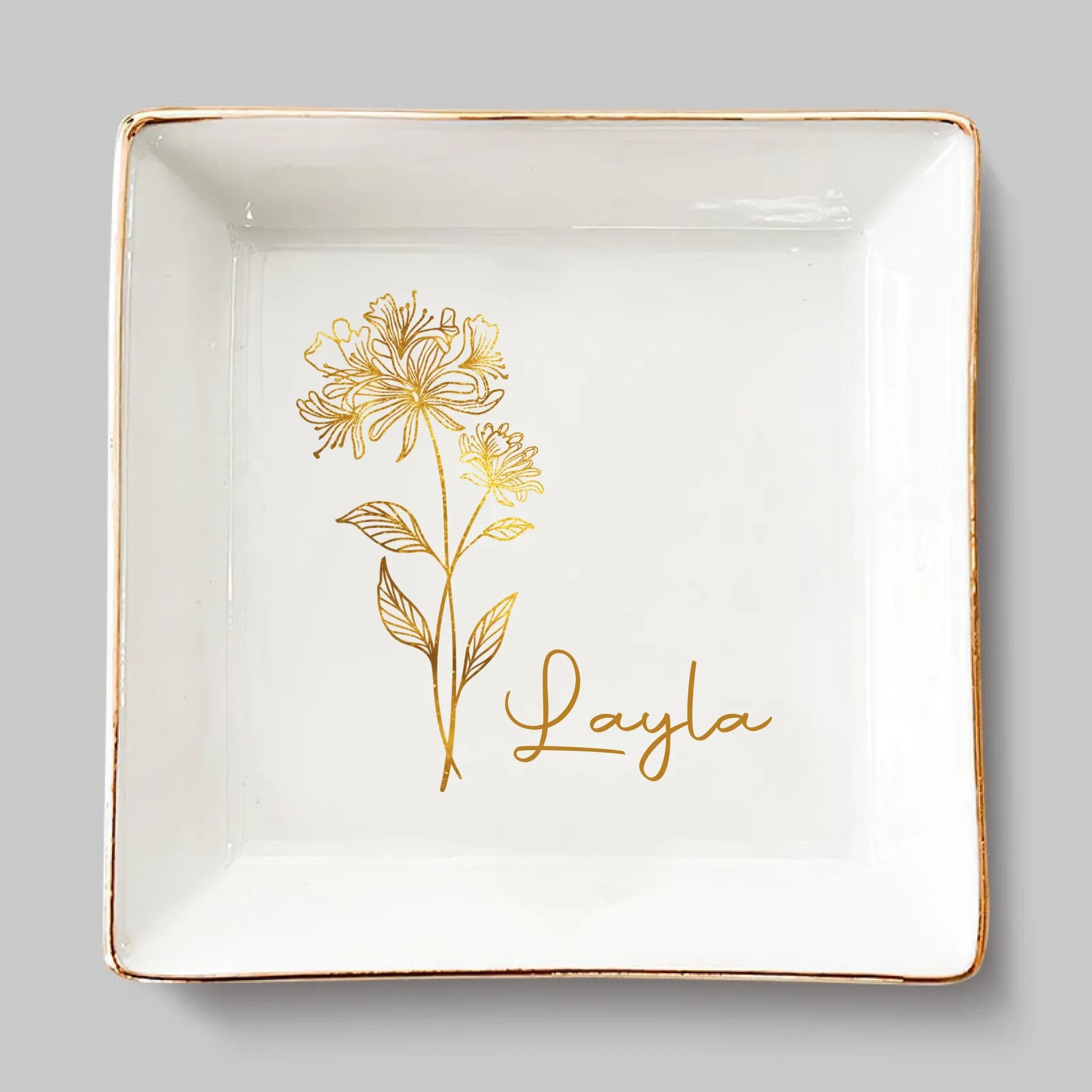 Love Is Beautiful, Friendship Is Better - Bestie Personalized Custom Jewelry Dish - Gift For Best Friends, BFF, Sisters