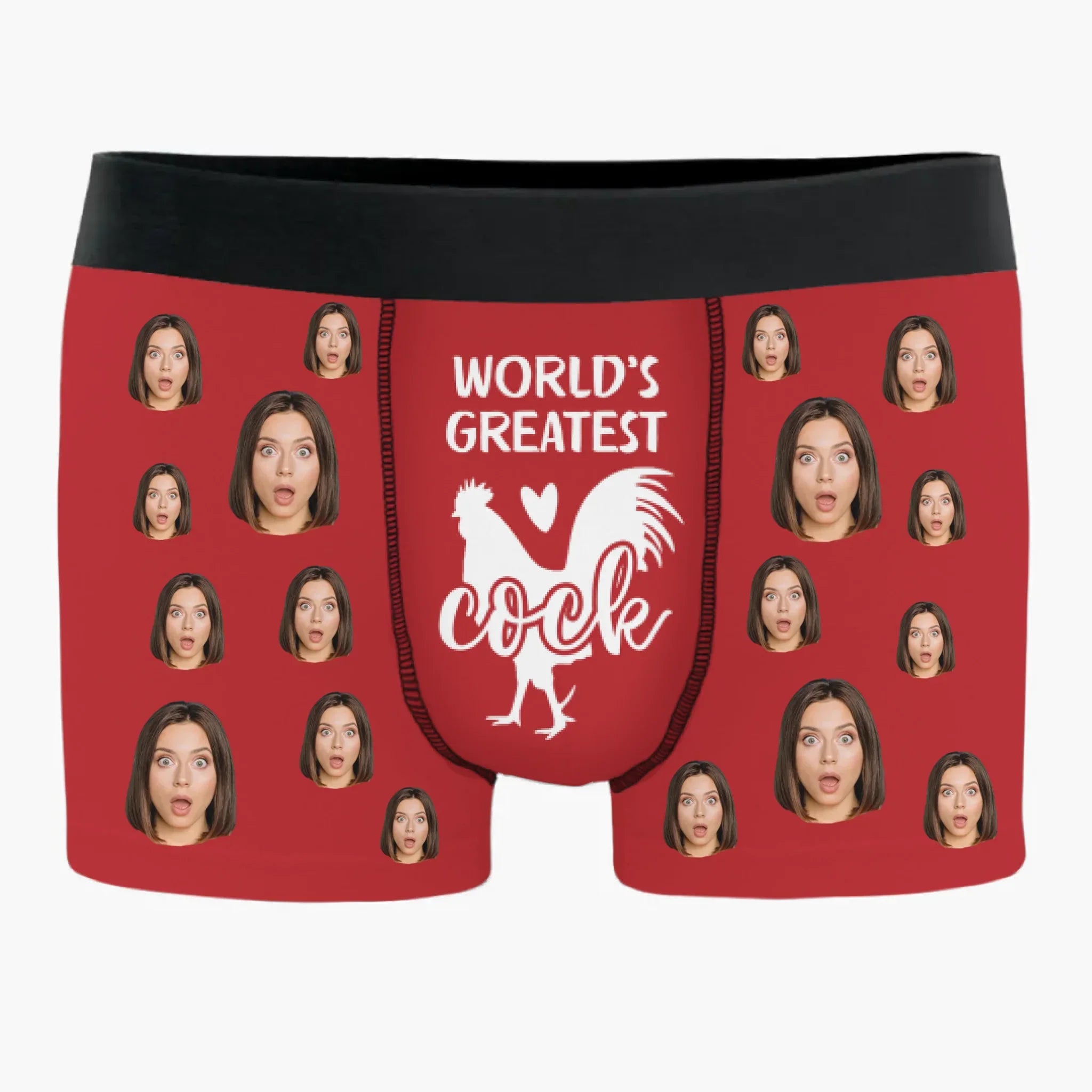 Custom Photo I Need You And I Want You - Couple Personalized Custom Boxer Briefs, Men's Boxers - Gift For Husband Wife, Anniversary