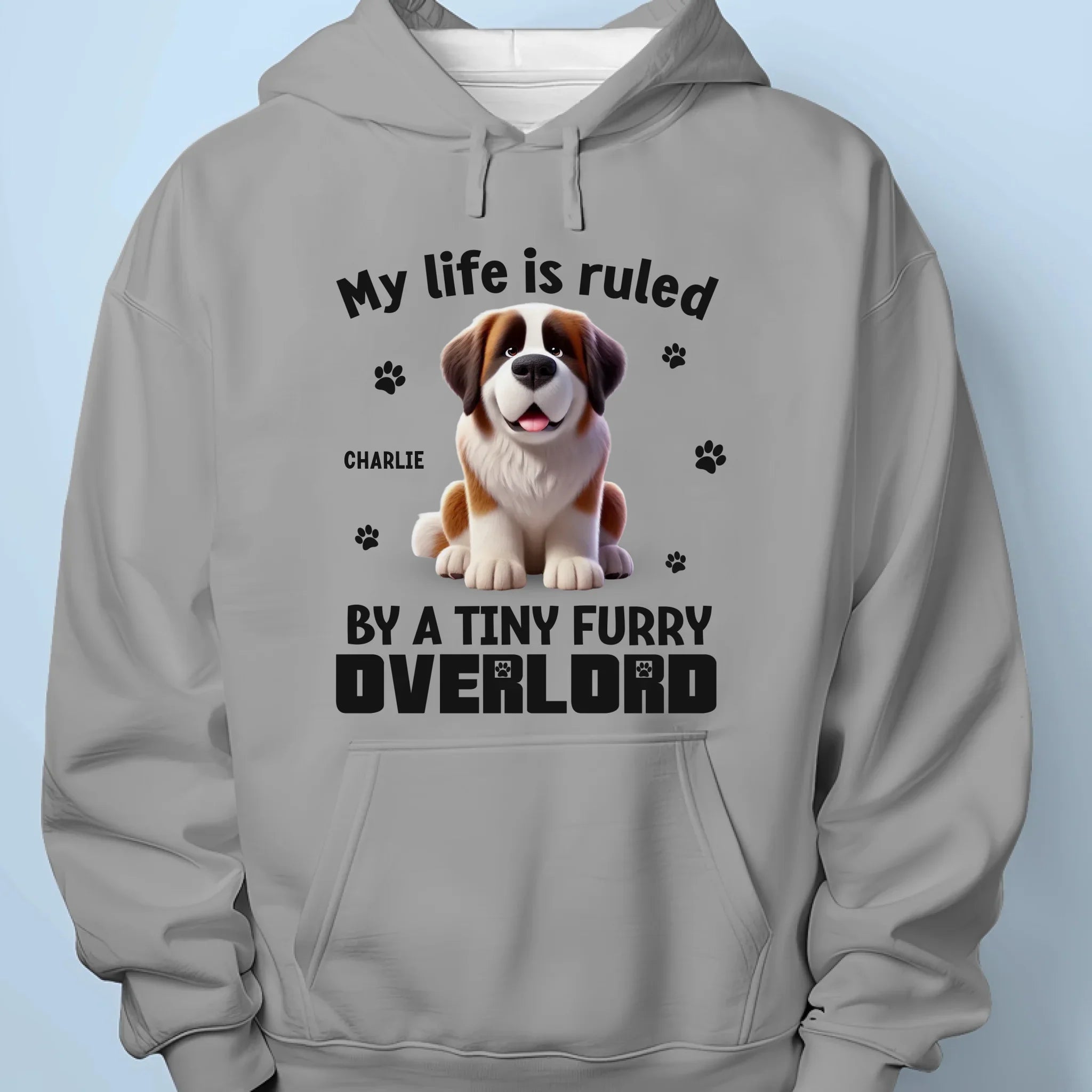 Your Life Ruled By Us - Dog Personalized Custom Unisex T-shirt, Premium T-shirt, Hoodie - Gift For Pet Owners, Pet Lovers