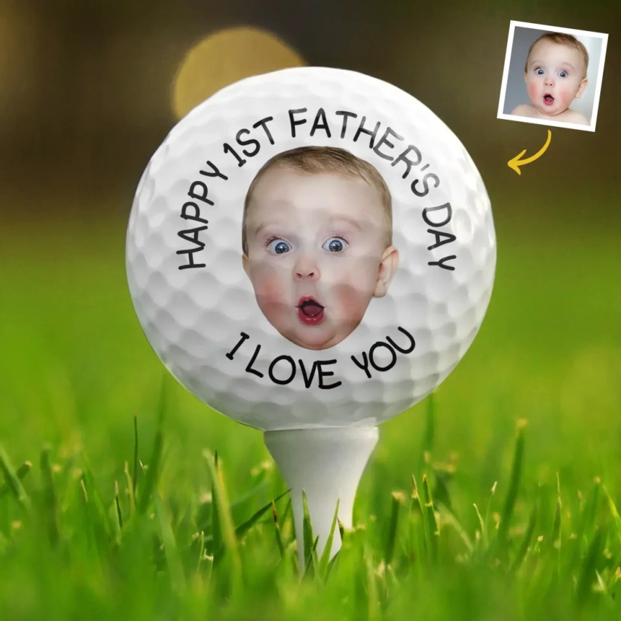 Custom Photo You’re The Best Swing In My Life
- Family Personalized Custom Golf Ball - Father's Day, Gift For Sport Lovers, Sport Players, Dad, Grandpa