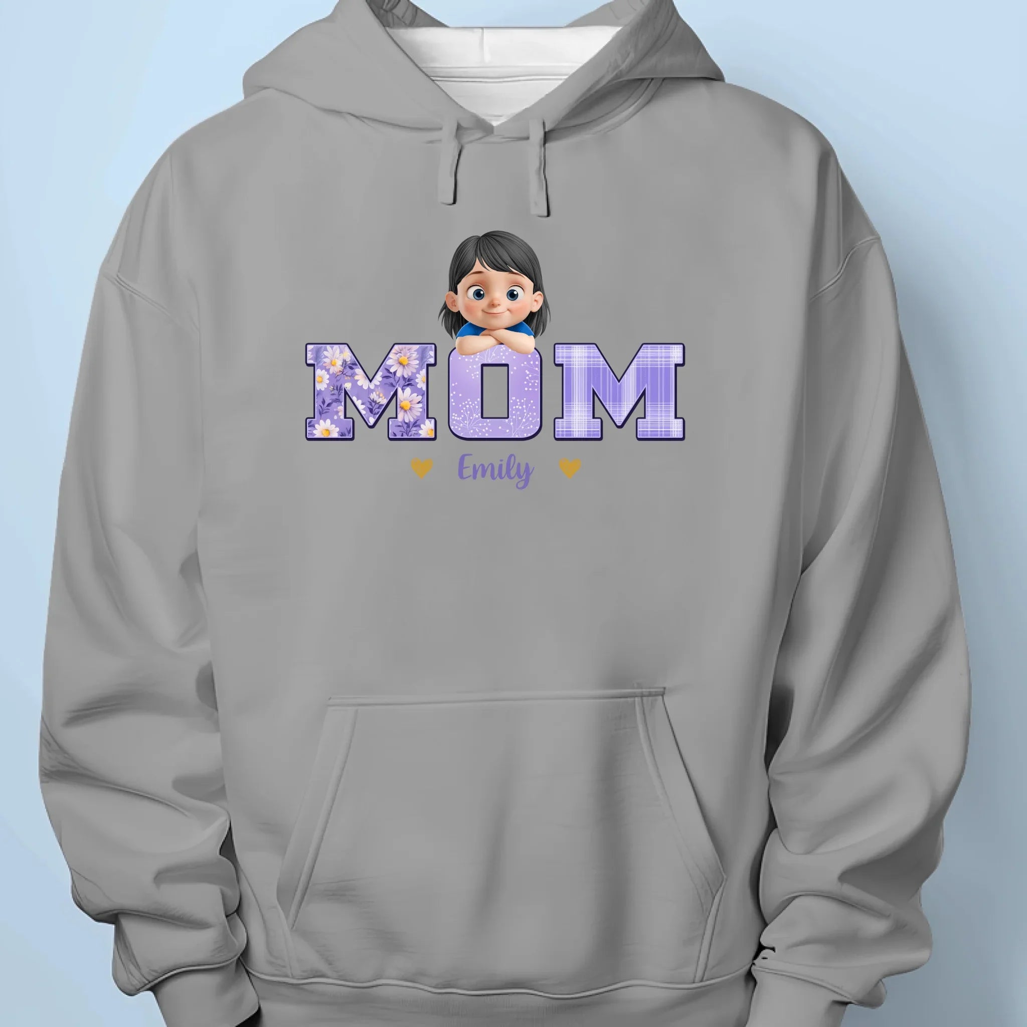 Love Grows Here - Family Personalized Custom Unisex T-shirt, Premium T-shirt, Hoodie - Mother's Day, Gift For Mom, Grandma