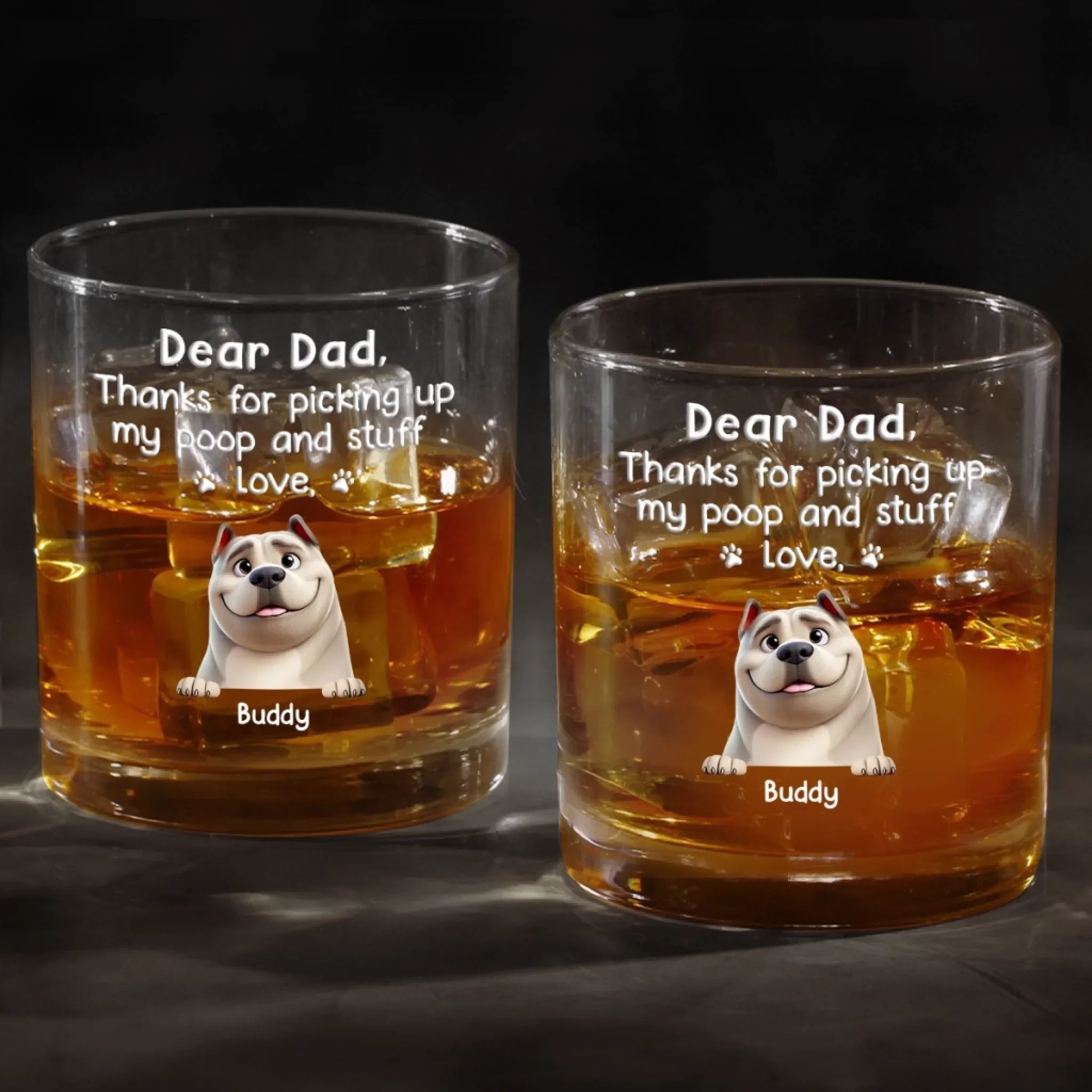 Loyalty Comes In Fur - Dog Personalized Custom Whiskey Glass - Father's Day, Gift For Pet Owners, Pet Lovers