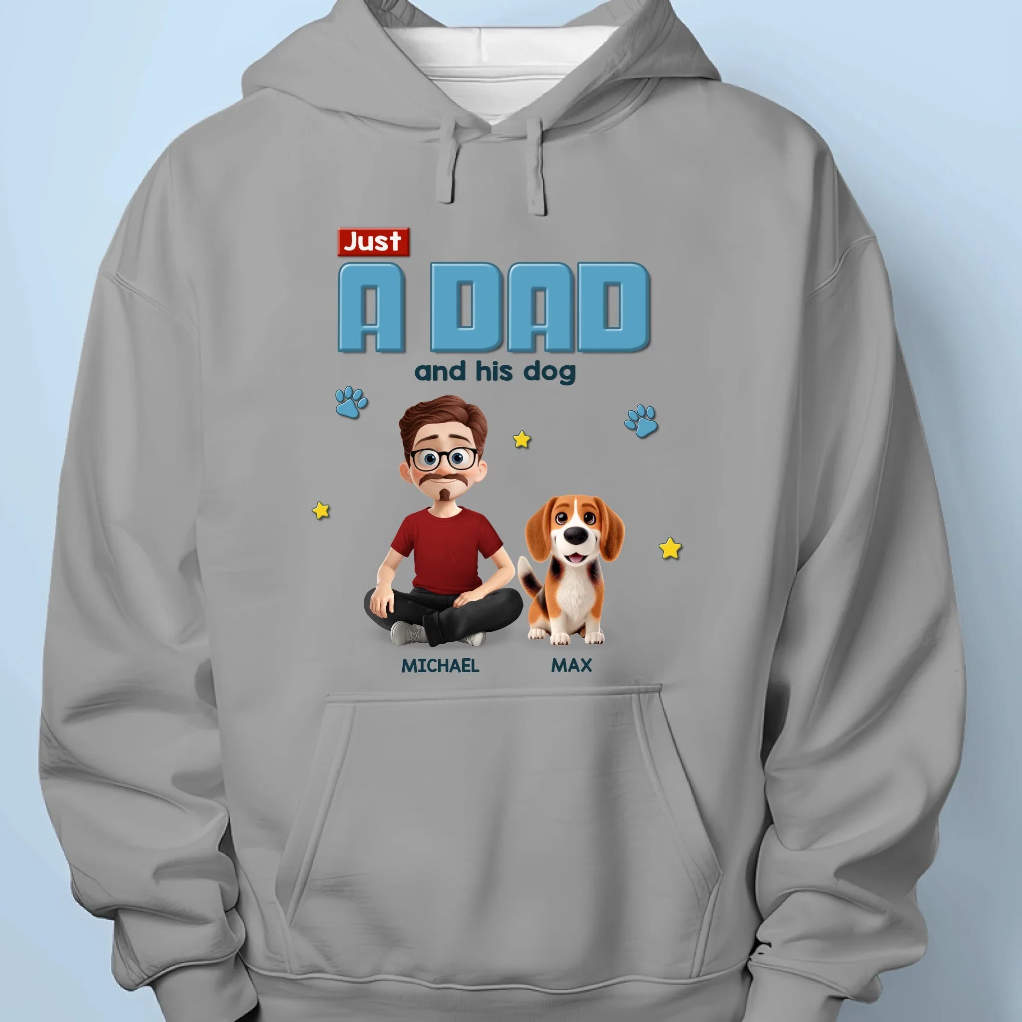 Dog Hair, Don’t Care Just Love - Dog Personalized Custom Unisex T-shirt, Premium T-shirt, Hoodie - Father's Day, Gift For Dad, Pet Owners, Pet Lovers