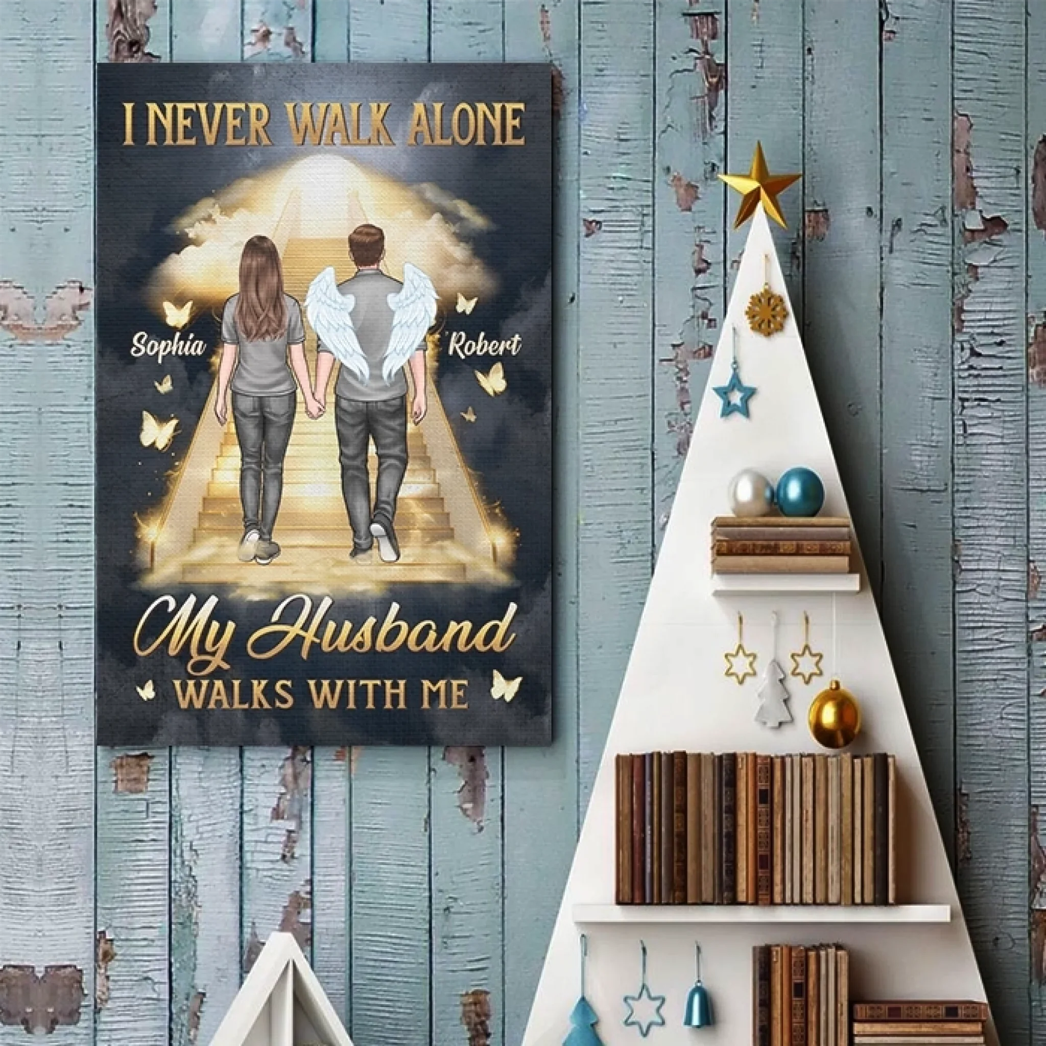 In Every Sunset, I Feel You - Memorial Personalized Custom Vertical Poster - Father's Day, Sympathy Gift For Couple, Husband Wife, Family Members