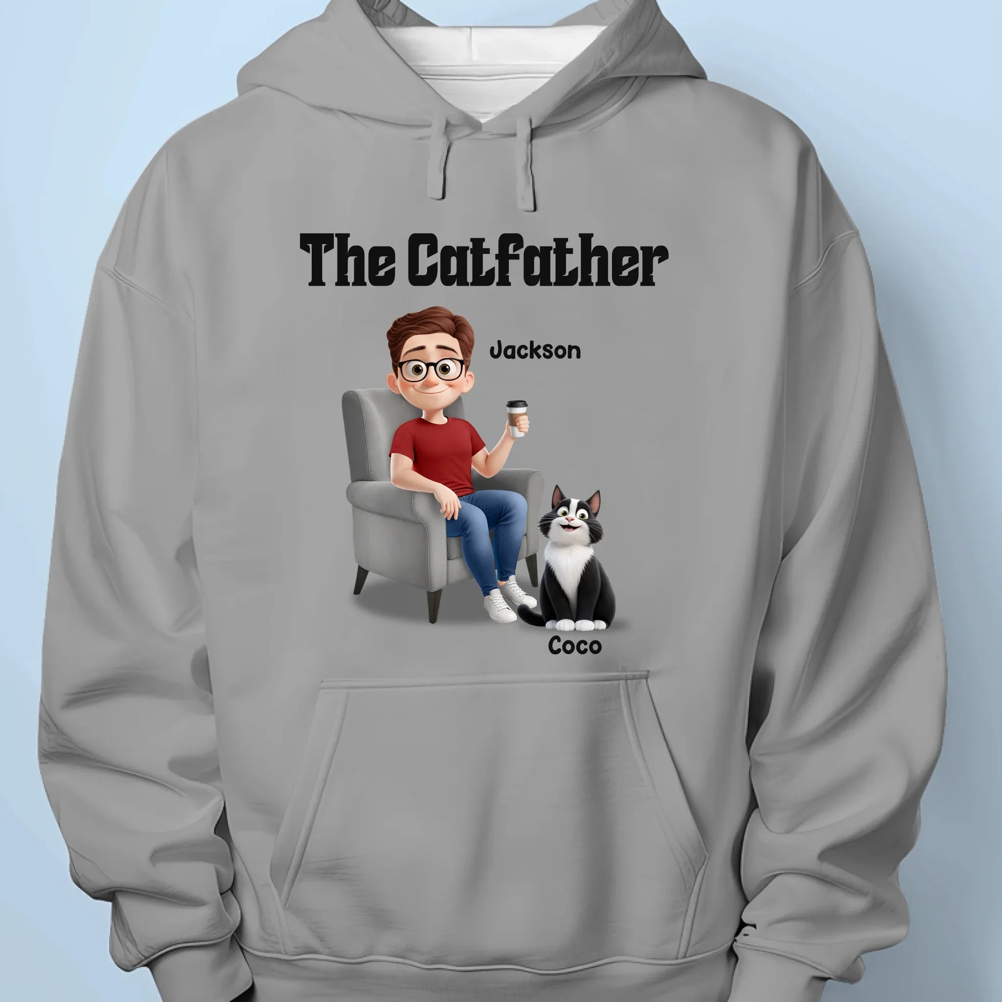 Your Daily Poop Fairy Strikes Again - Dog & Cat Personalized Custom Unisex T-shirt, Premium T-shirt, Hoodie - Father's Day, Gift For Dad, Pet Owners, Pet Lovers