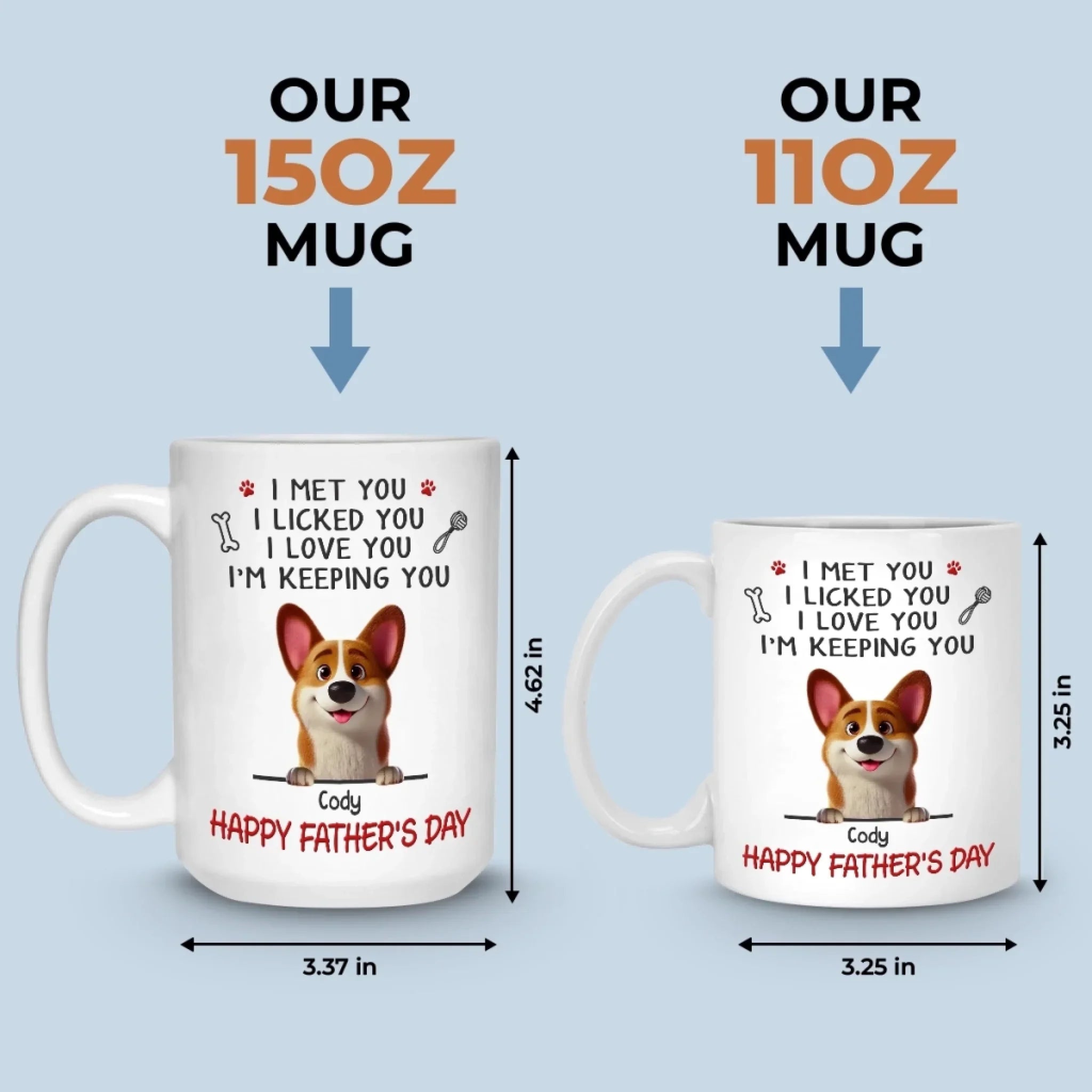 Life’s Adventure Buddy - Dog Personalized Custom Mug - Father's Day, Gift For Pet Owners, Pet Lovers