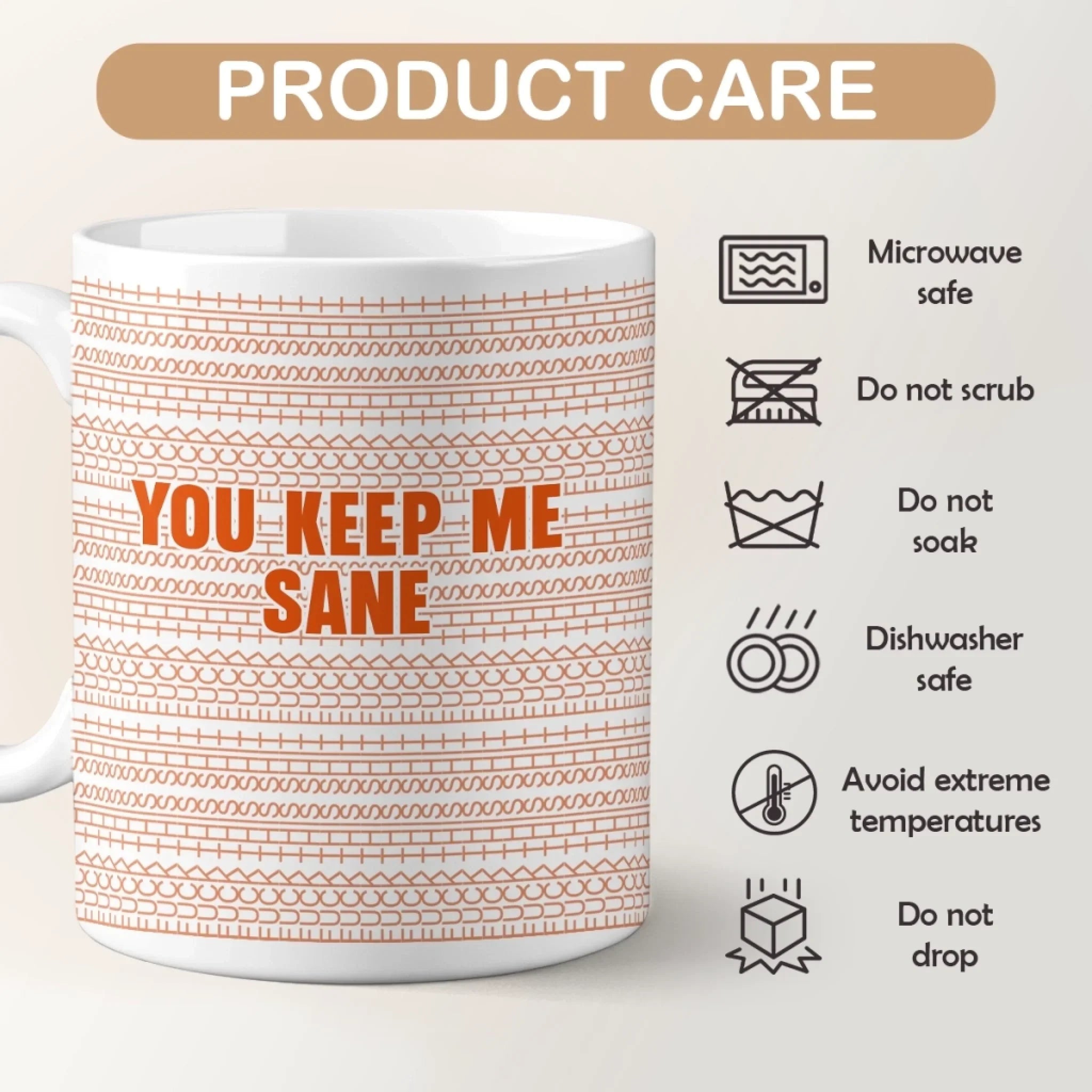 My Peace Of Mind - Friend Mug - Gift For Best Friends, Sisters, Family Members, Coworkers