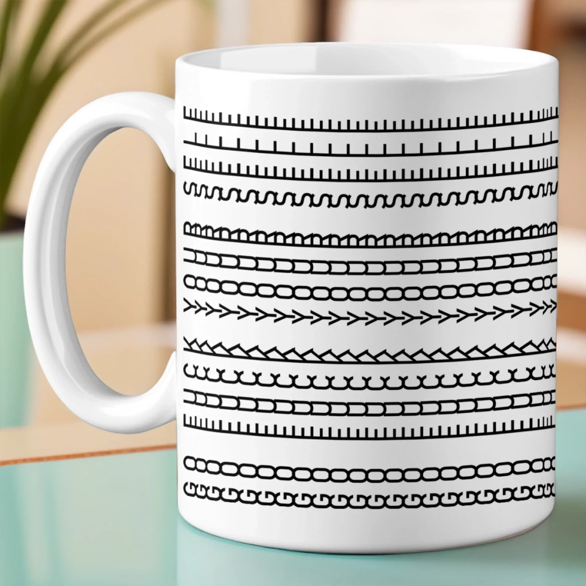 Perfect Lines, Perfect Vibes - Friend Mug - Gift For Best Friends, Sisters, Family Members, Coworkers
