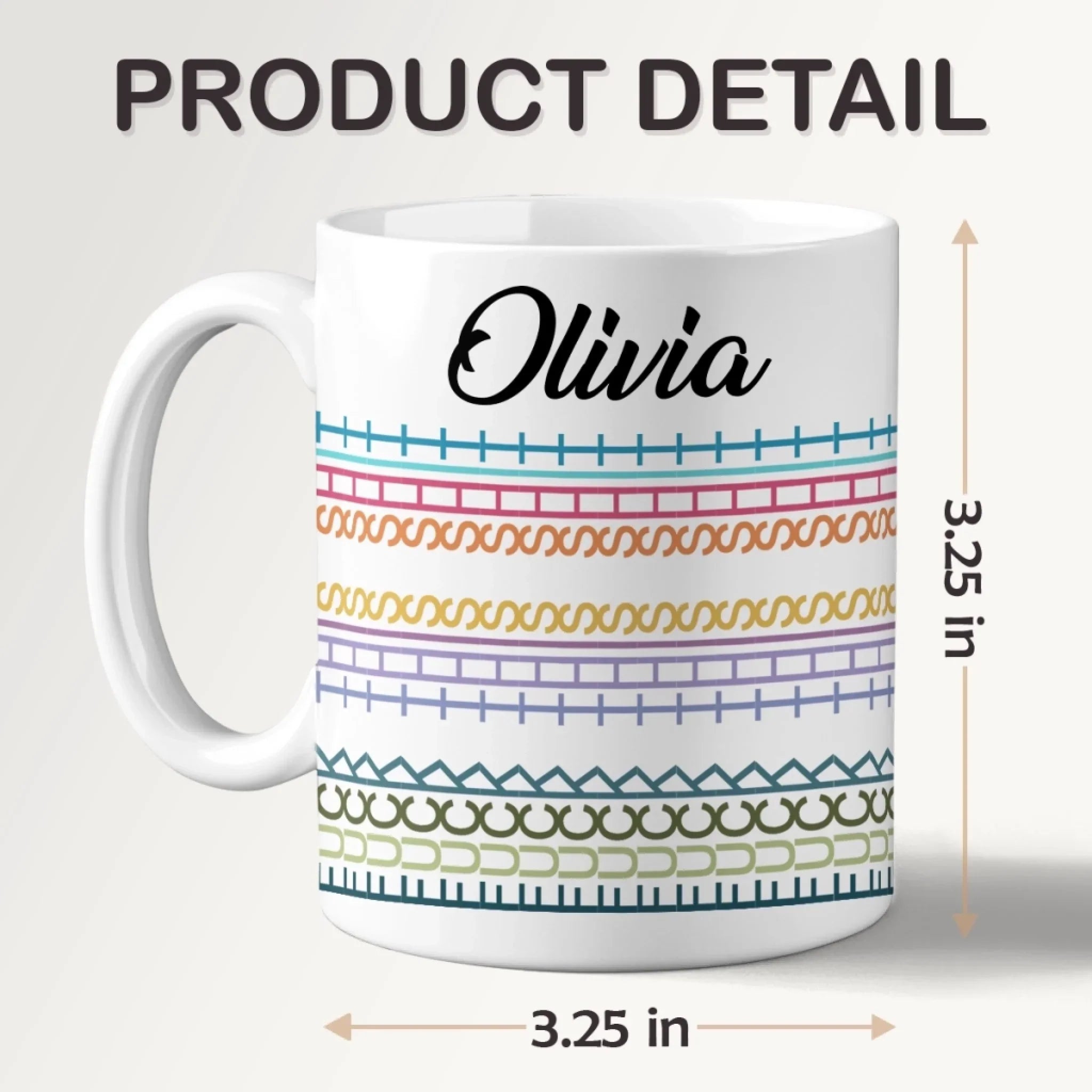Patchwork Of Passion - Friend Personalized Custom Hidden Message Mug - Gift For Best Friends, Sisters, Family Members, Coworkers
