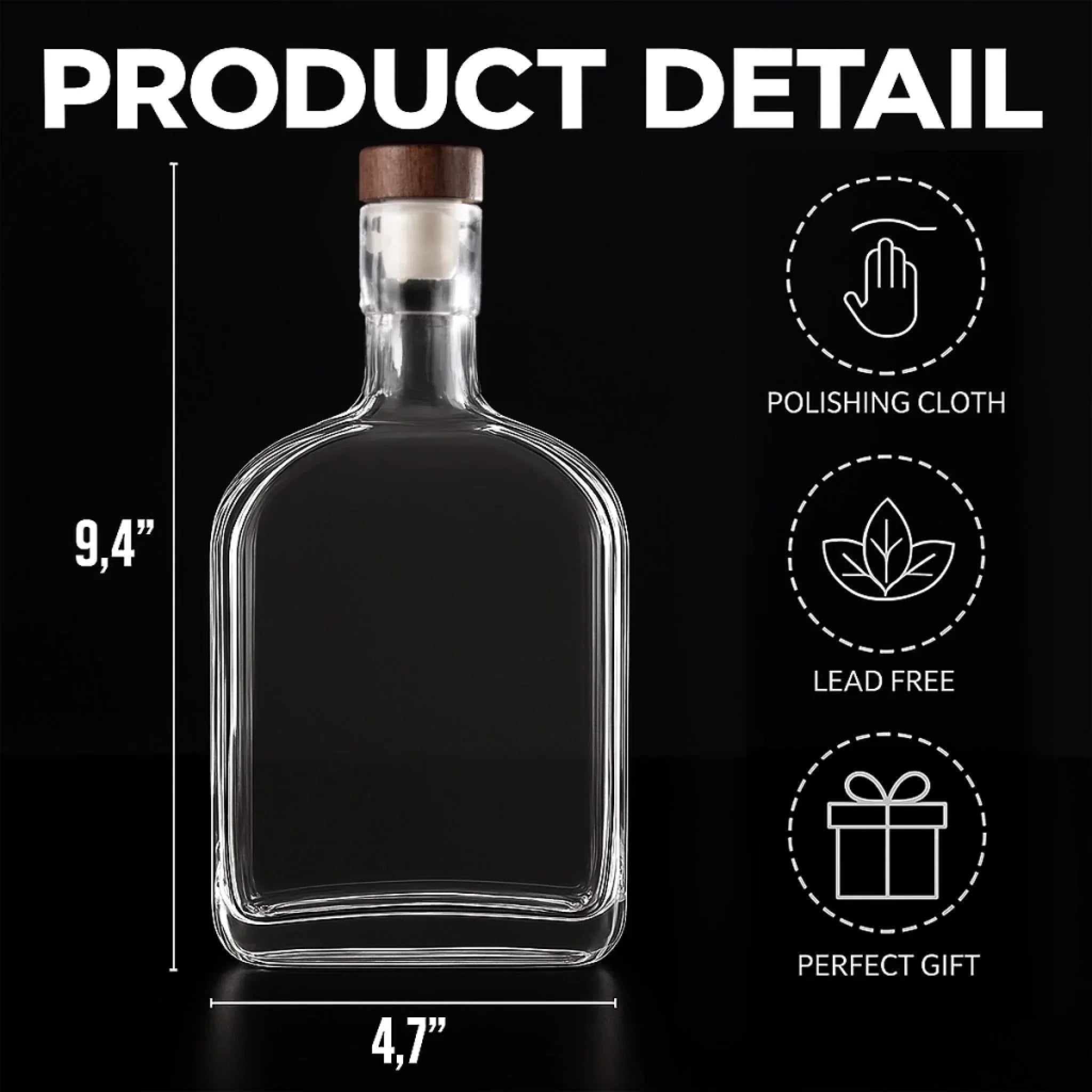 Cheers To The Wild Nights - Couple Personalized Custom Whiskey Bottle - Gift For Husband Wife, Anniversary