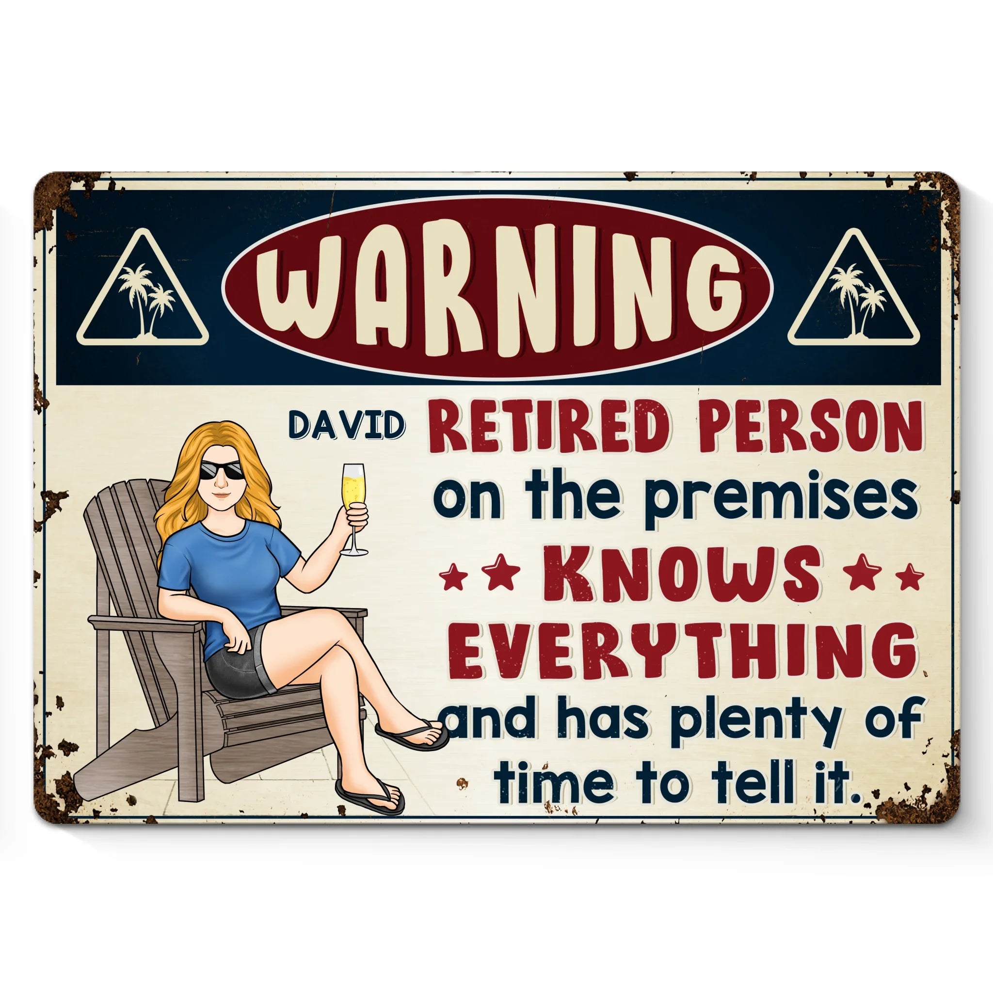 No Work, Just Lectures - Coworker Personalized Custom Home Decor Metal Sign - House Warming Gift, Appreciation, Retirement Gift For Coworkers, Work Friends, Colleagues