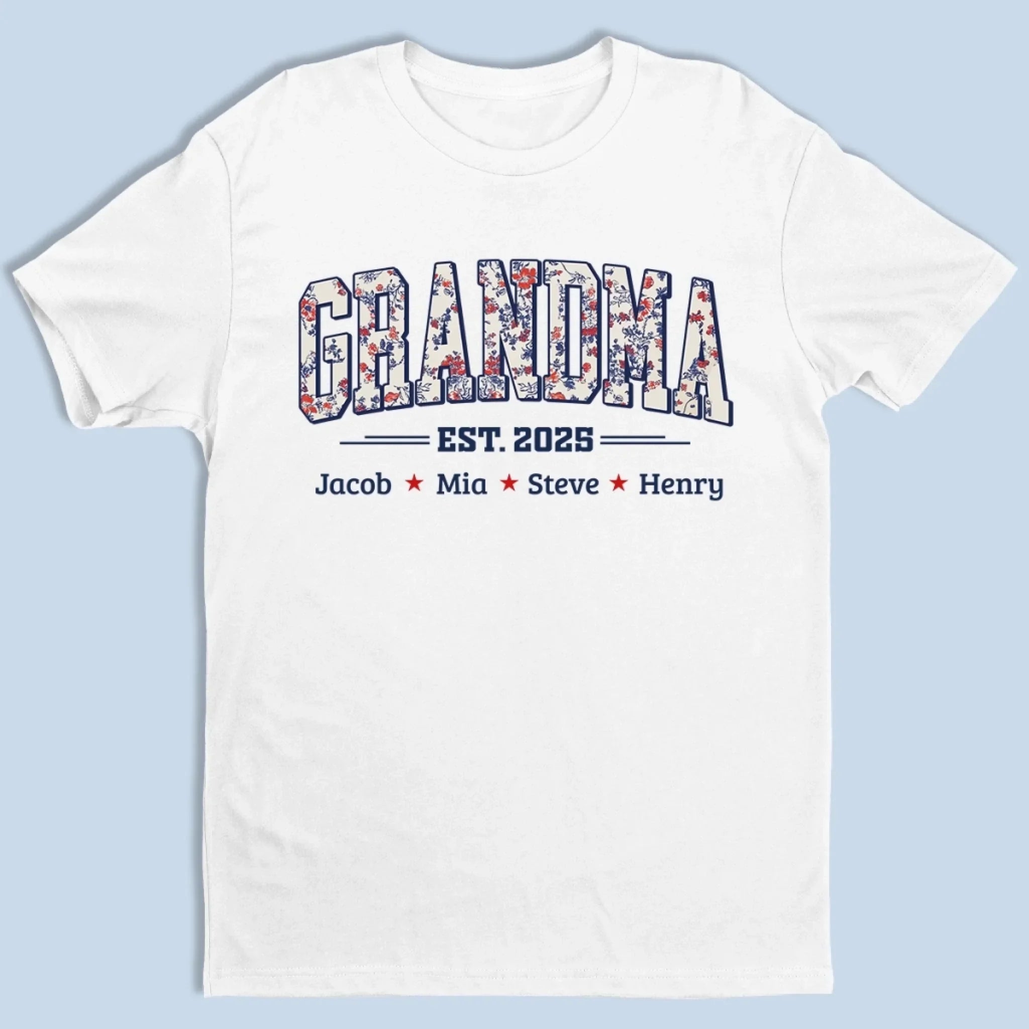 Best Nana Ever - Family Personalized Custom Unisex T-shirt, Premium T-shirt, Hoodie - 4th Of July, Gift For Mom, Grandma