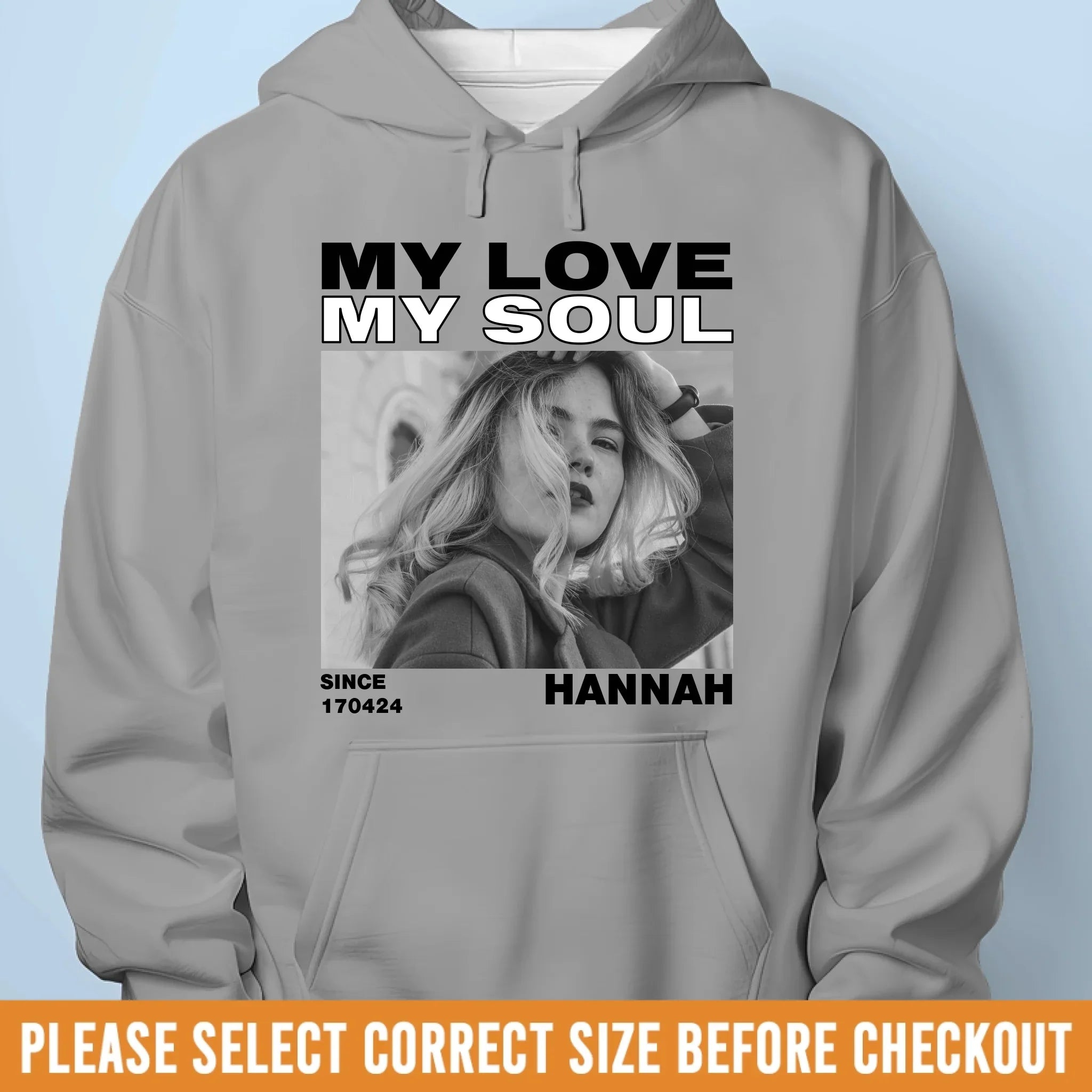 Custom Photo Unisex T-shirt, Premium T-shirt, Hoodie - Personalized Anniversary Wedding Gifts For Husband And Wife, Him And Her - My Love, My Soul