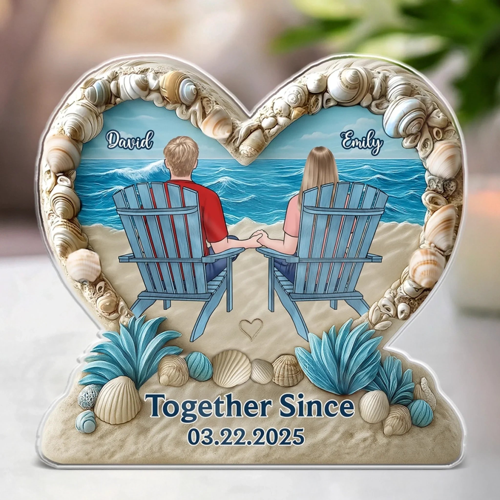 Custom Shaped Acrylic Plaque - Personalized Anniversary Wedding Gifts For Husband And Wife, Him And Her - You’re My Perfect Catch