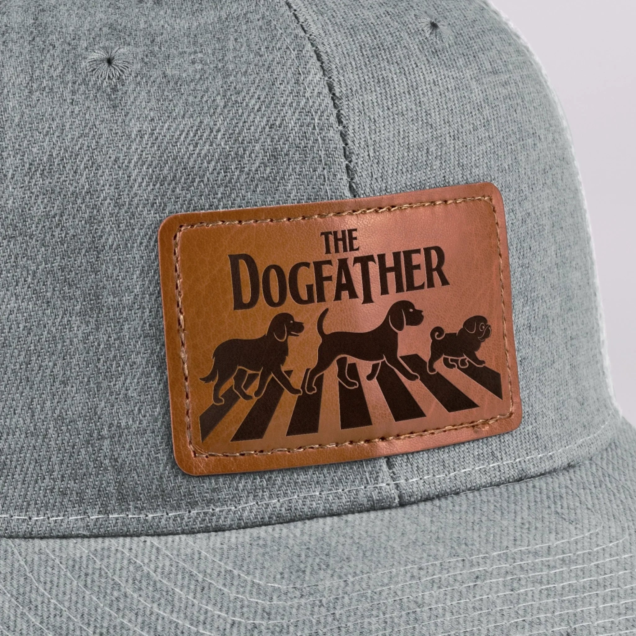 Leather Patch Hat - Birthday Gifts For Dog Lovers, Dog Dad And Mom - Every Pack Needs A Boss