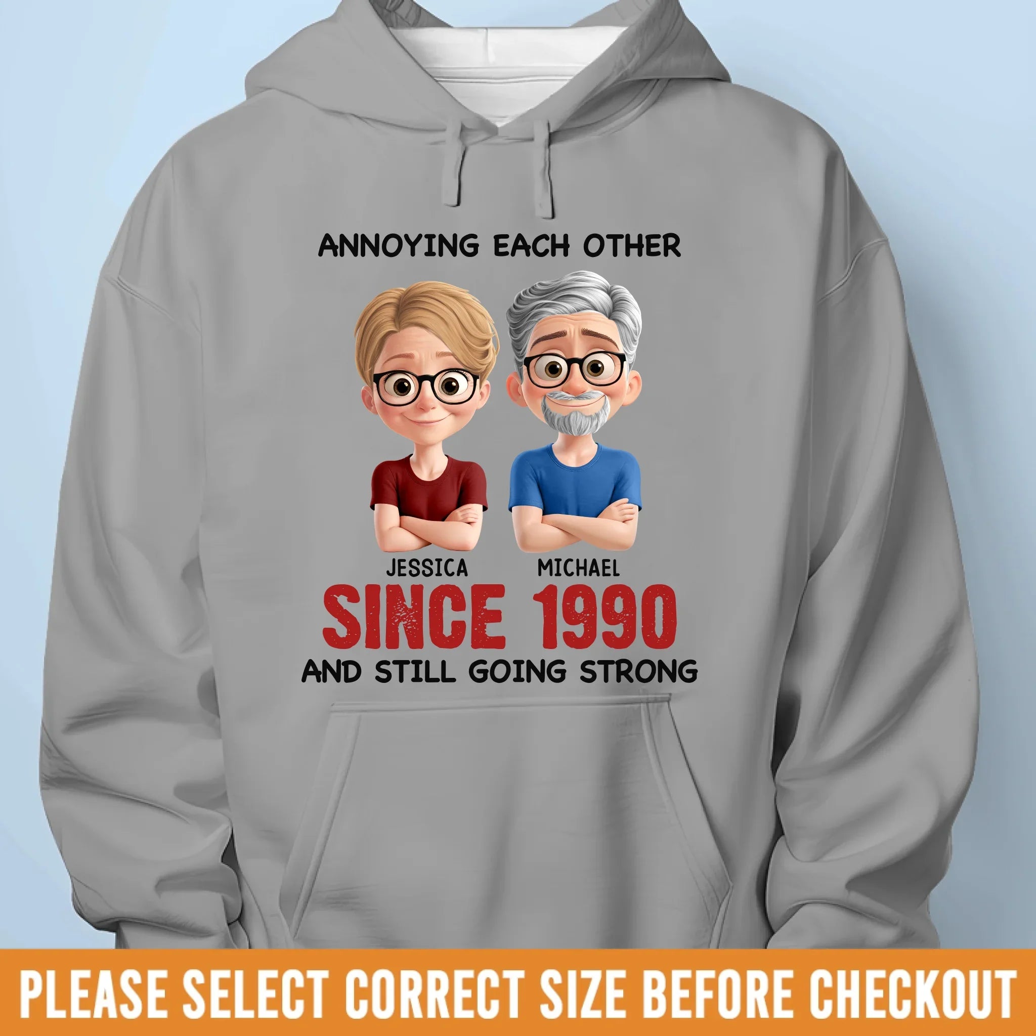 Custom Unisex T-shirt, Premium T-shirt, Hoodie - Personalized Anniversary Wedding Gifts For Husband And Wife, Him And Her - We Go Together Like Us