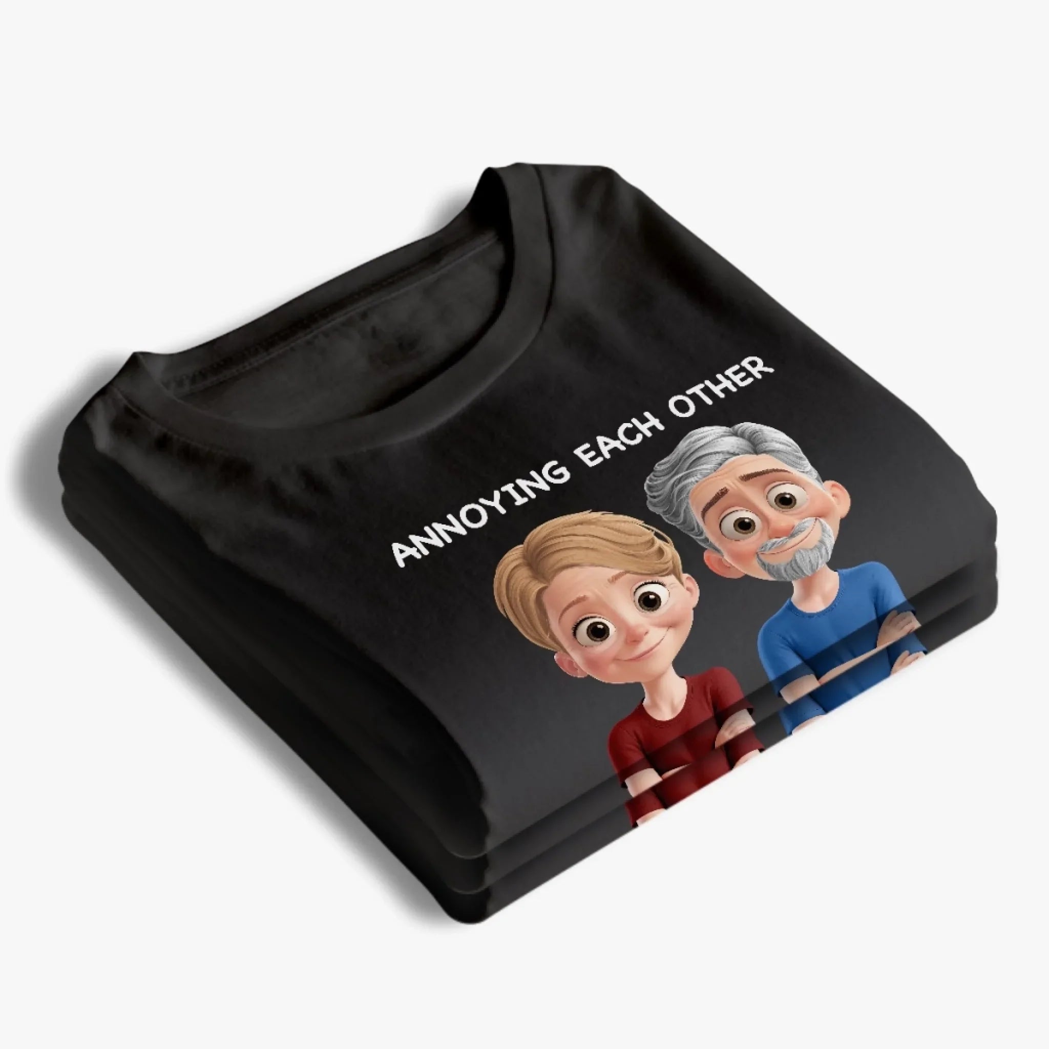 Custom Unisex T-shirt, Premium T-shirt, Hoodie - Personalized Anniversary Wedding Gifts For Husband And Wife, Him And Her - Growing Old, Never Growing Apart