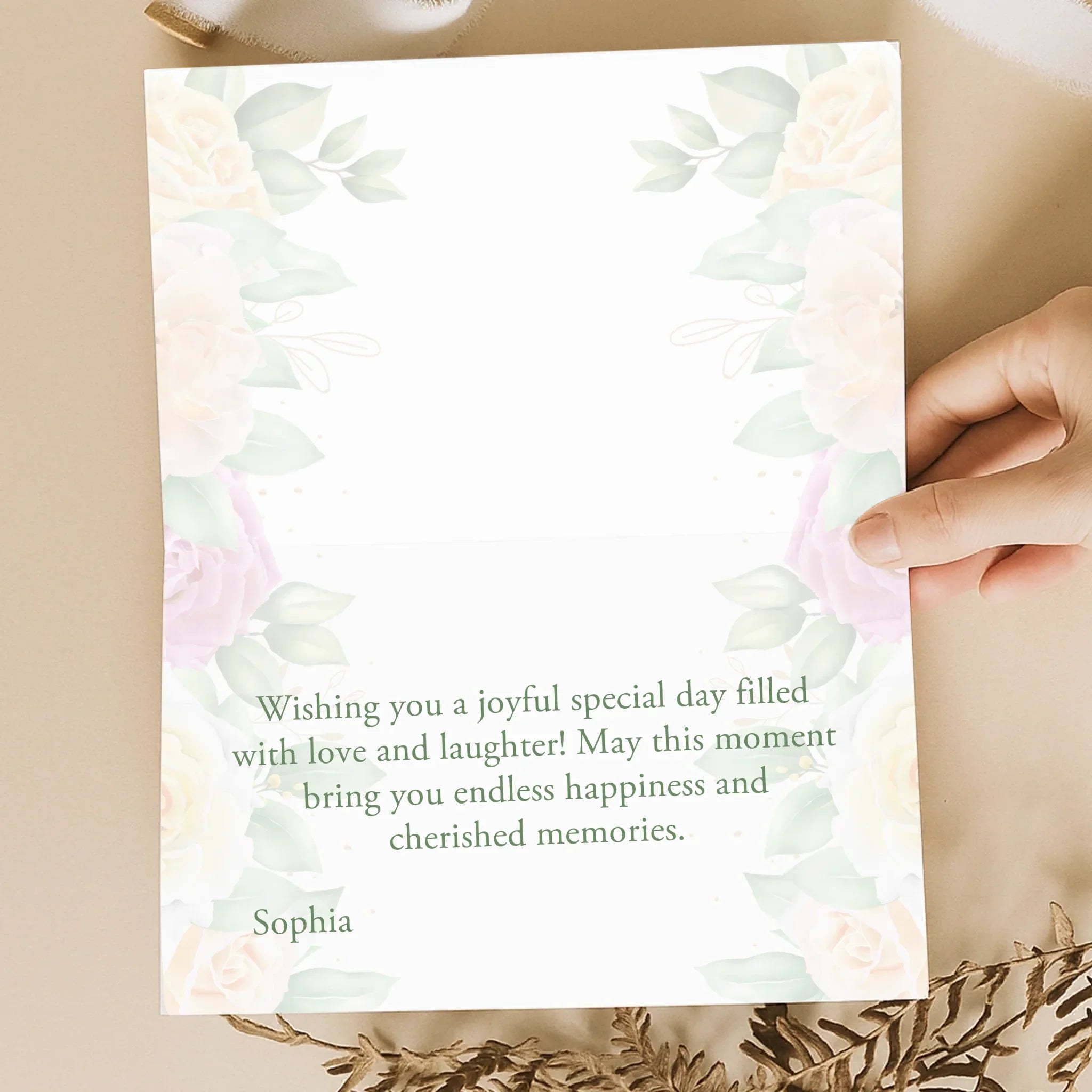 Greeting Card - Wishing You Smiles, New Arrival