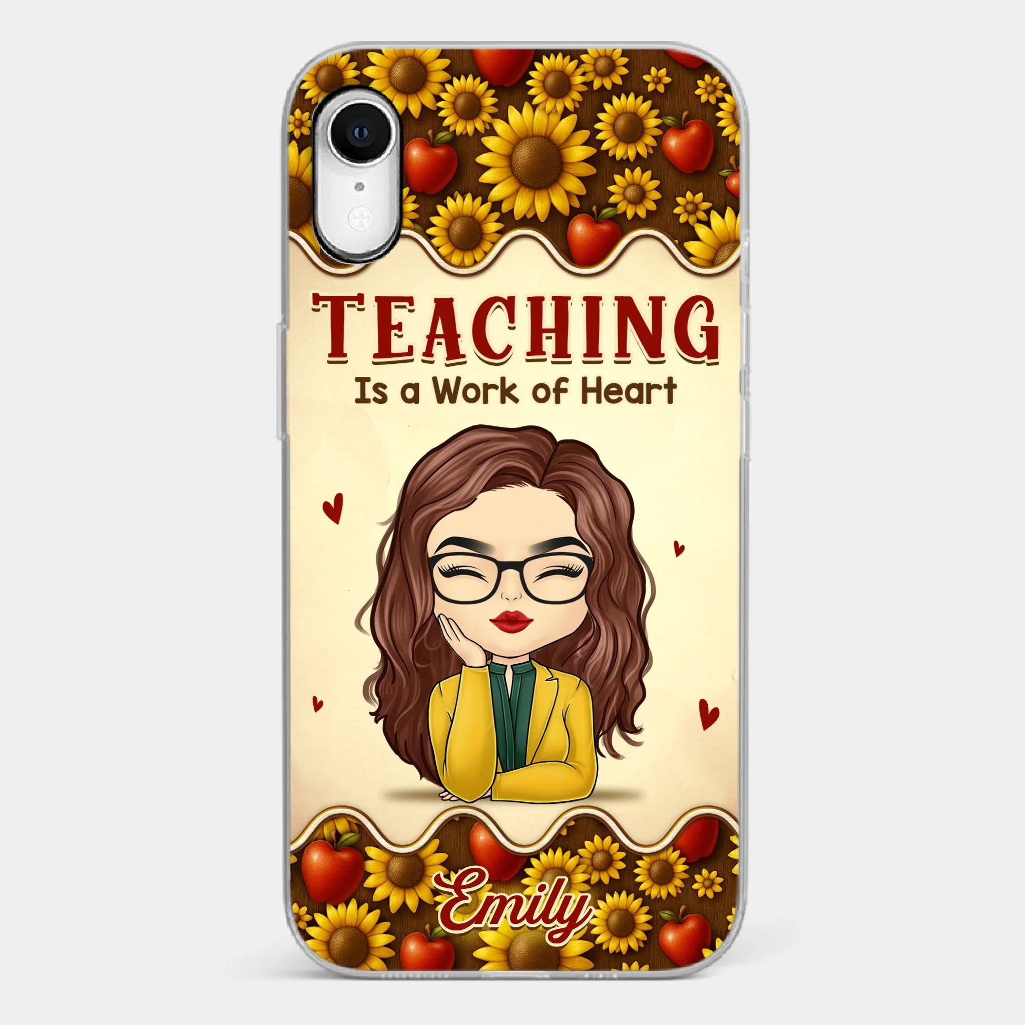 Custom Clear Phone Case - Personalized Birthday Gifts For Teachers - Teachers Make Magic Happen