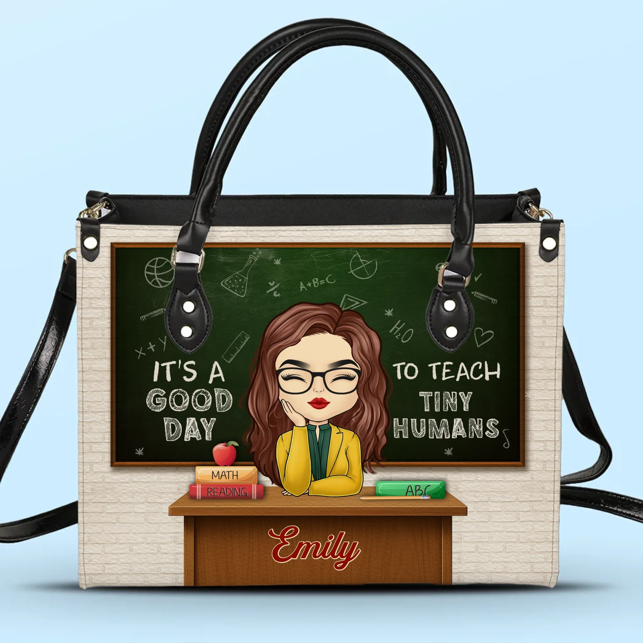 Custom Leather Handbag - Personalized Back To School Gifts For Teachers - My Class, My Crew