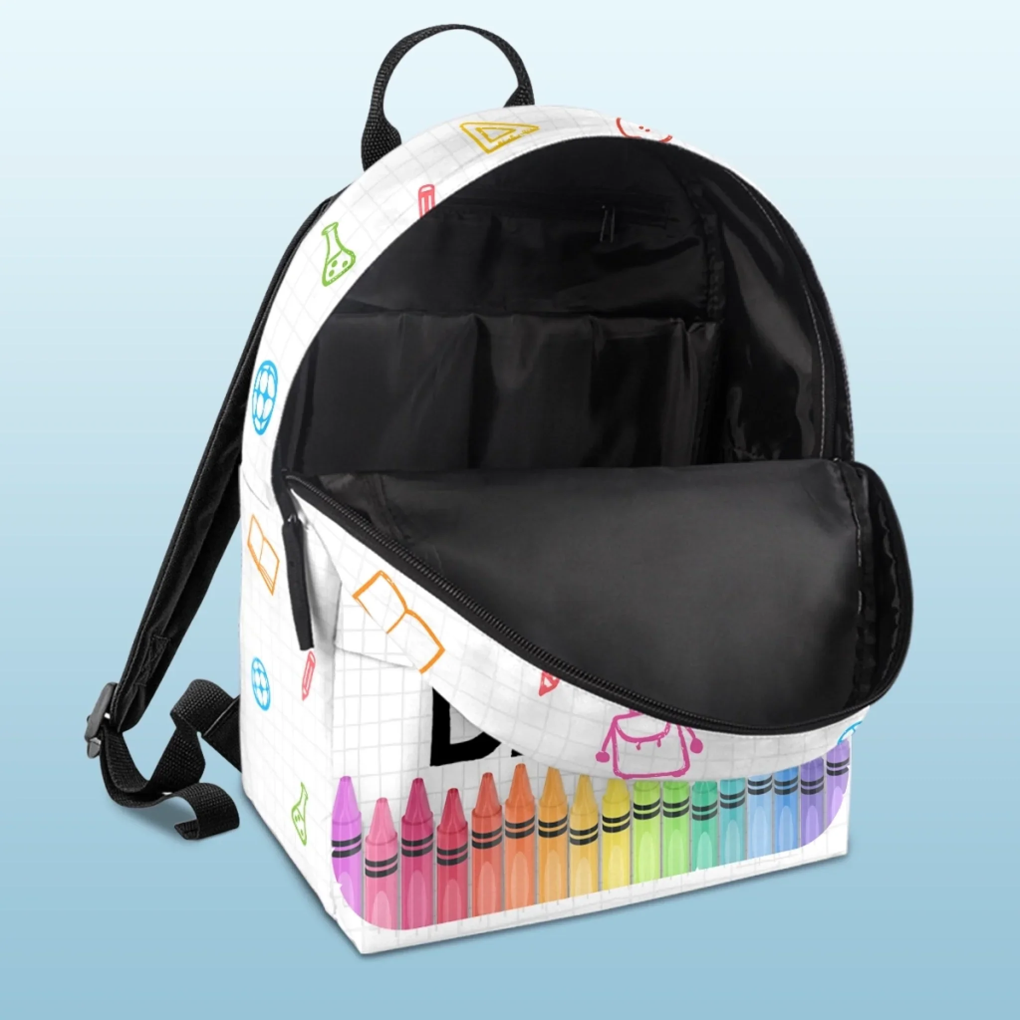 Custom Kids Backpack - Personalized Back To School Gifts For Kids - School Is My Playground
