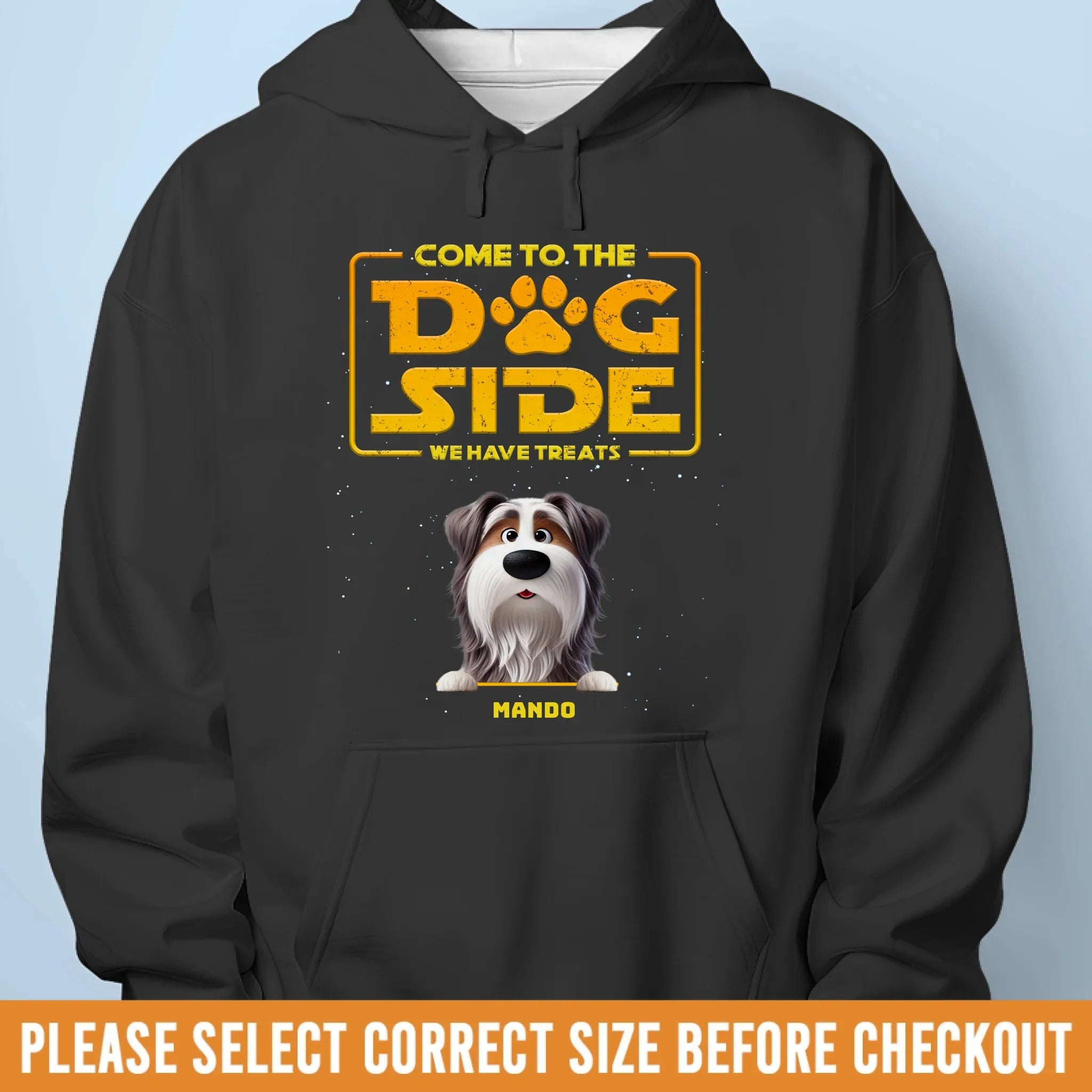 Custom Unisex T-shirt, Premium T-shirt, Hoodie - Personalized Birthday Gifts For Dog Lovers, Dog Dad And Mom - Welcome To The Bark Side