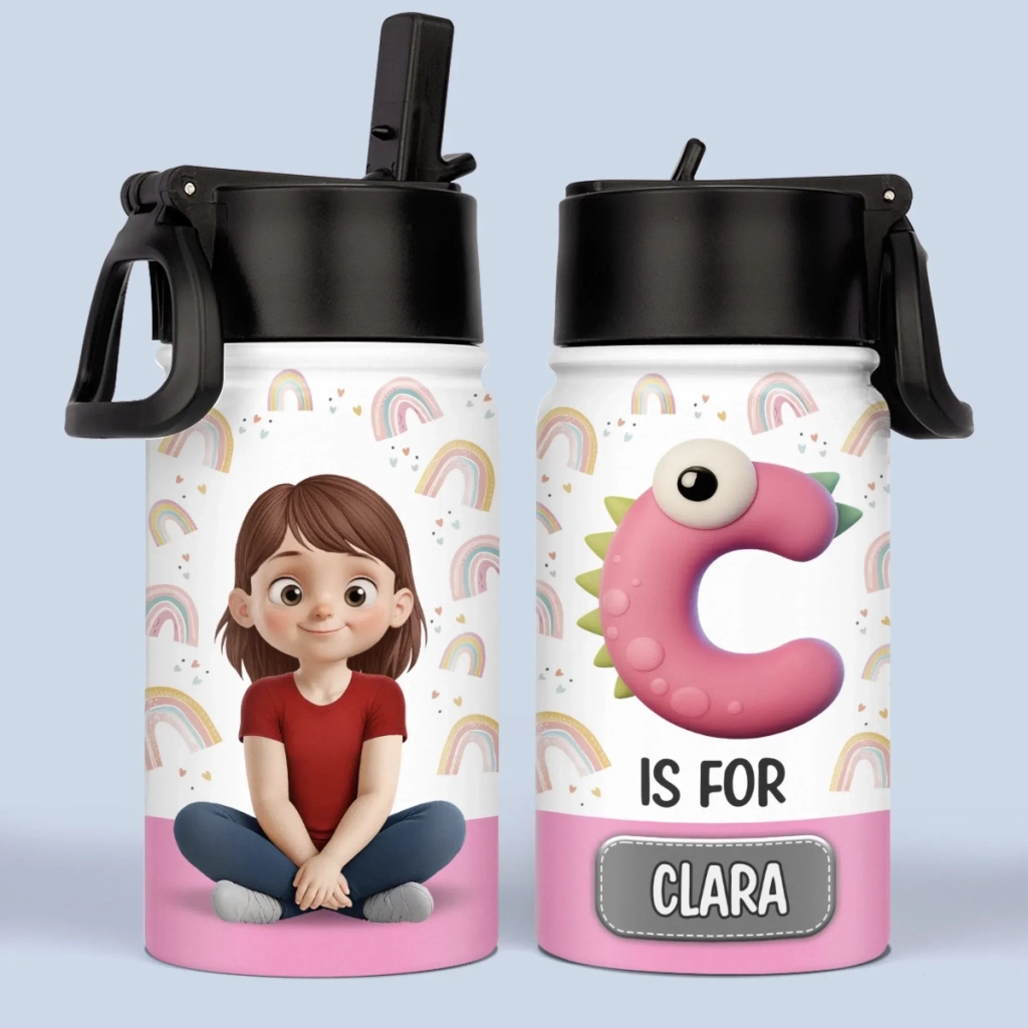 Custom Kid Water Bottle - Personalized Back To School Gifts For Kids - Stay Hydrated, Little Star