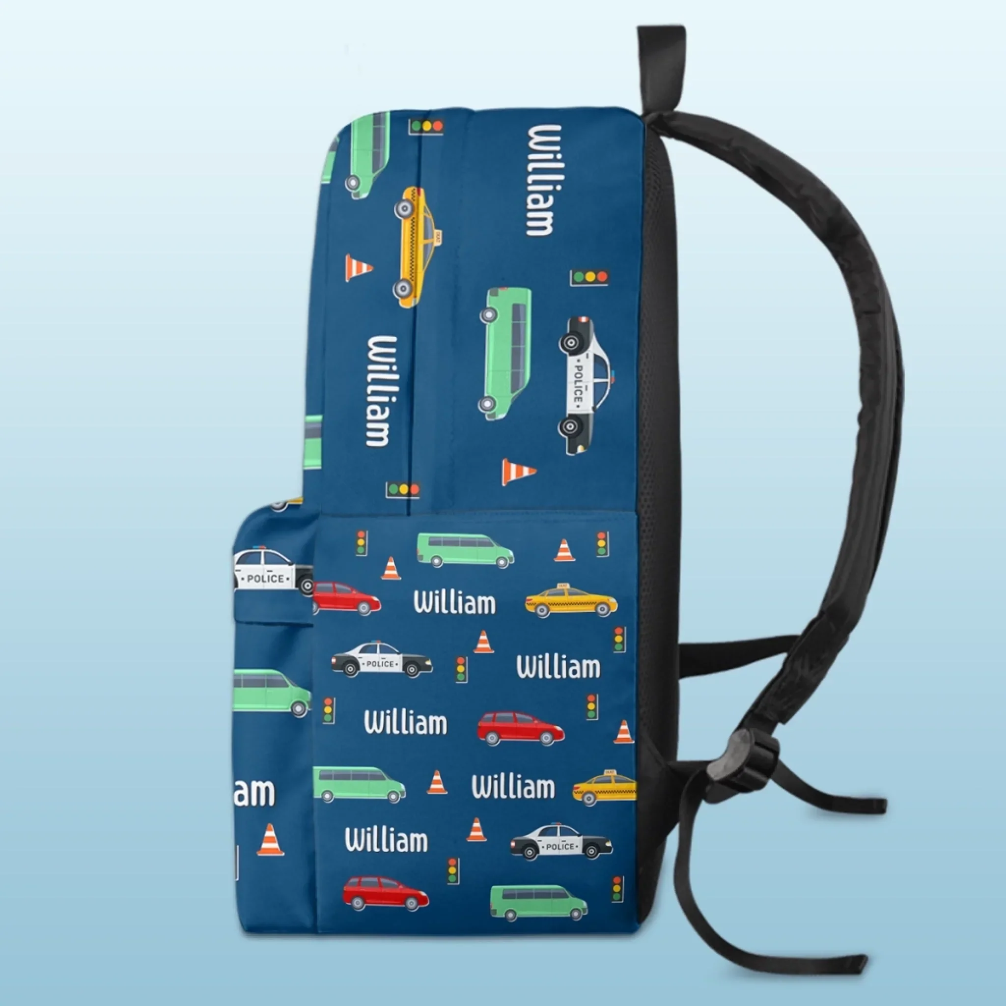 Custom Kids Backpack - Personalized Back To School Gifts For Kids - All Roads Lead To Fun