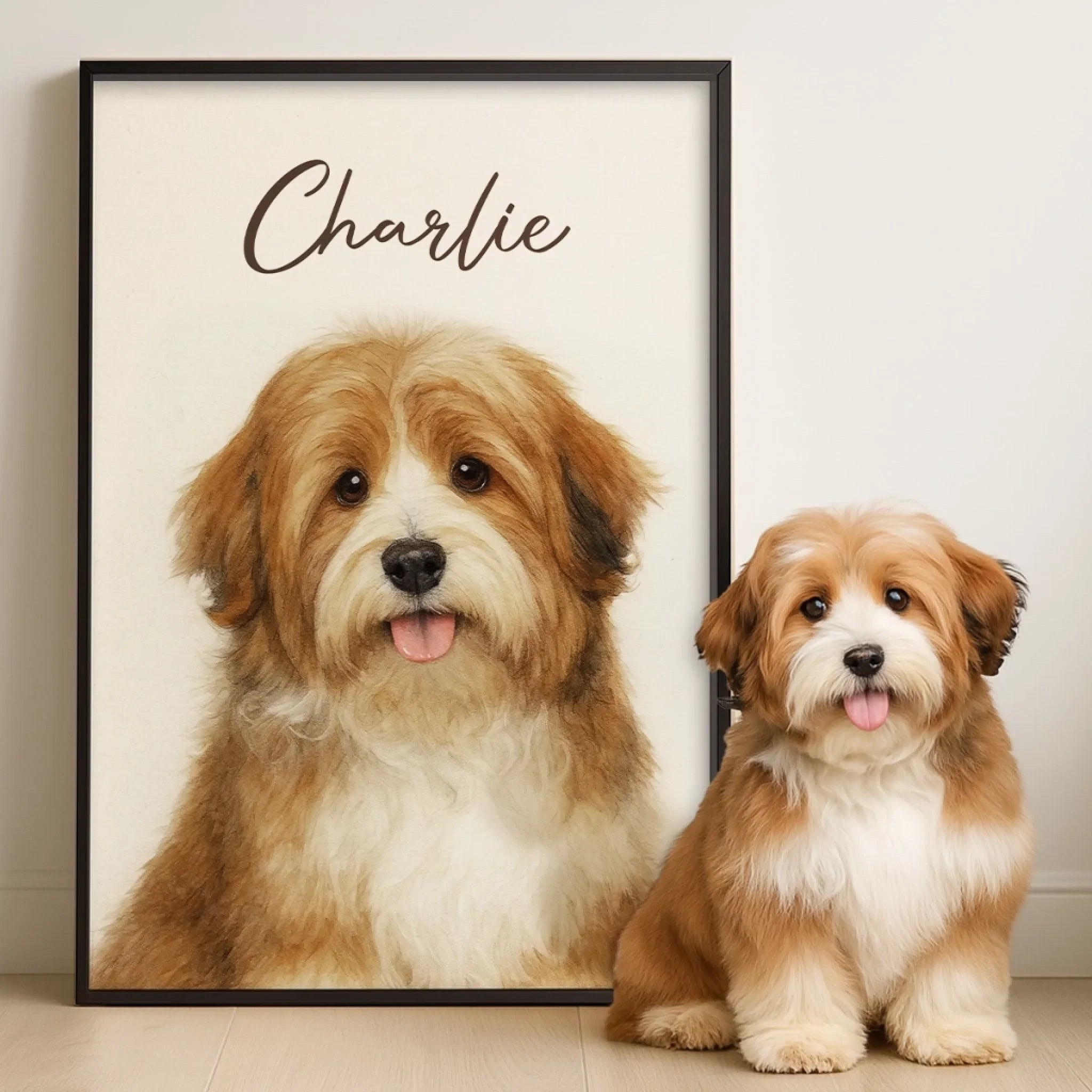 Custom Photo Vertical Poster - Personalized Birthday Gifts For Dog Cat Lovers, Dog Dad And Mom, Cat Owners - Pawtrait Perfection