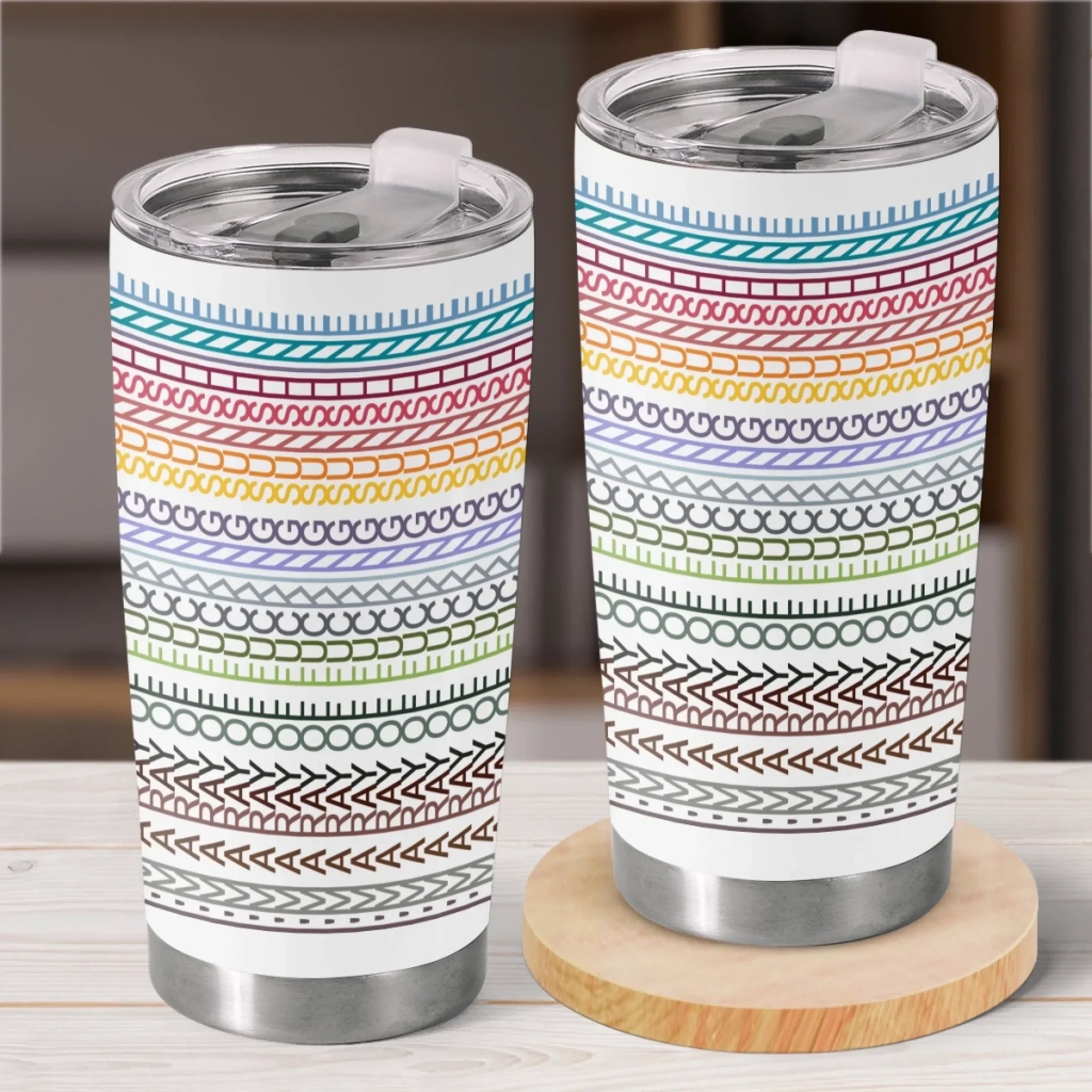 Hidden Message Tumbler - Funny Gifts For Best Friends, Family, Coworker, Work Bestie - Boho Vibes, Busy Life