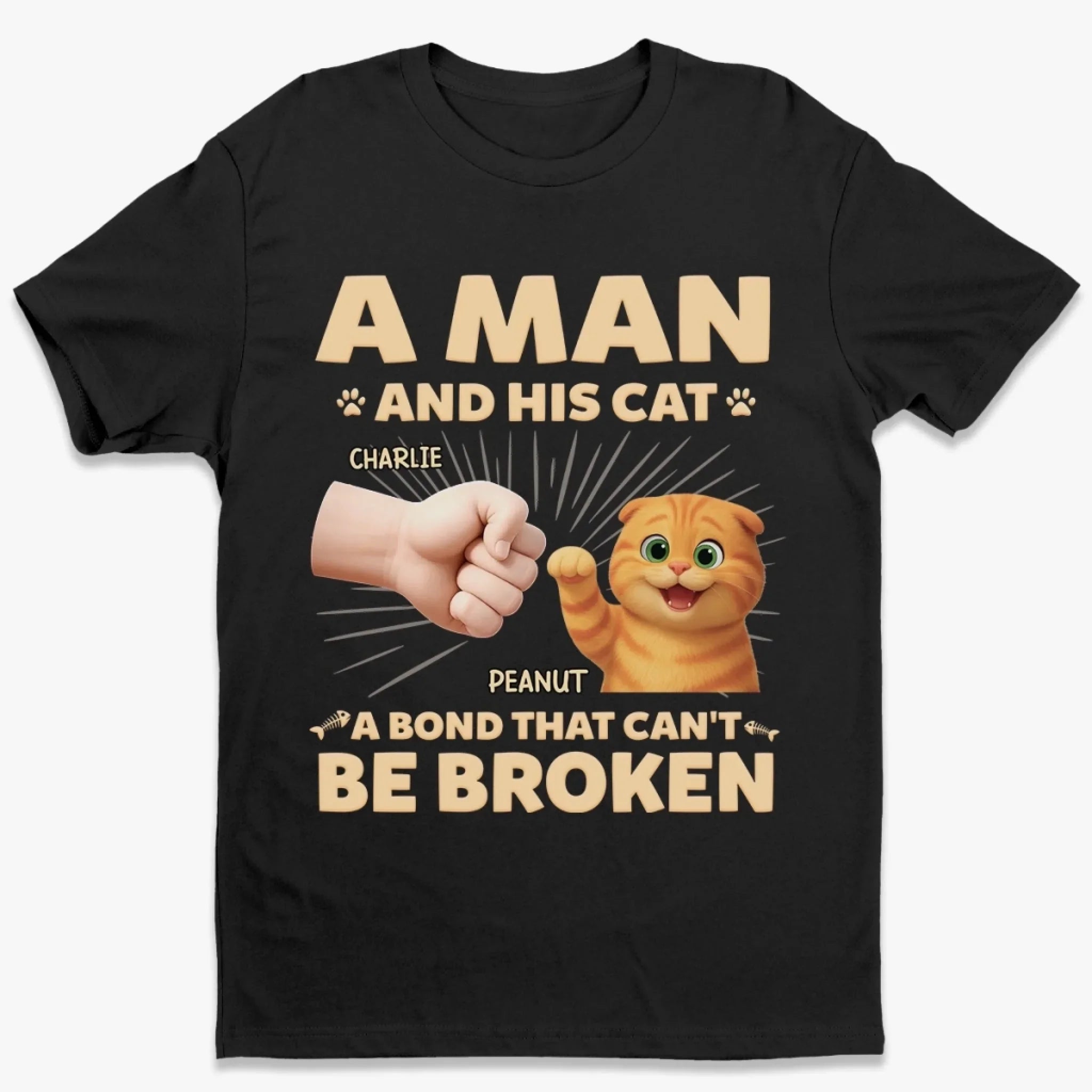 Custom Unisex T-shirt, Premium T-shirt, Hoodie - Personalized Birthday Gifts For Dog Cat Lovers, Dog Dad And Mom, Cat Owners - Forever My Feline Friend